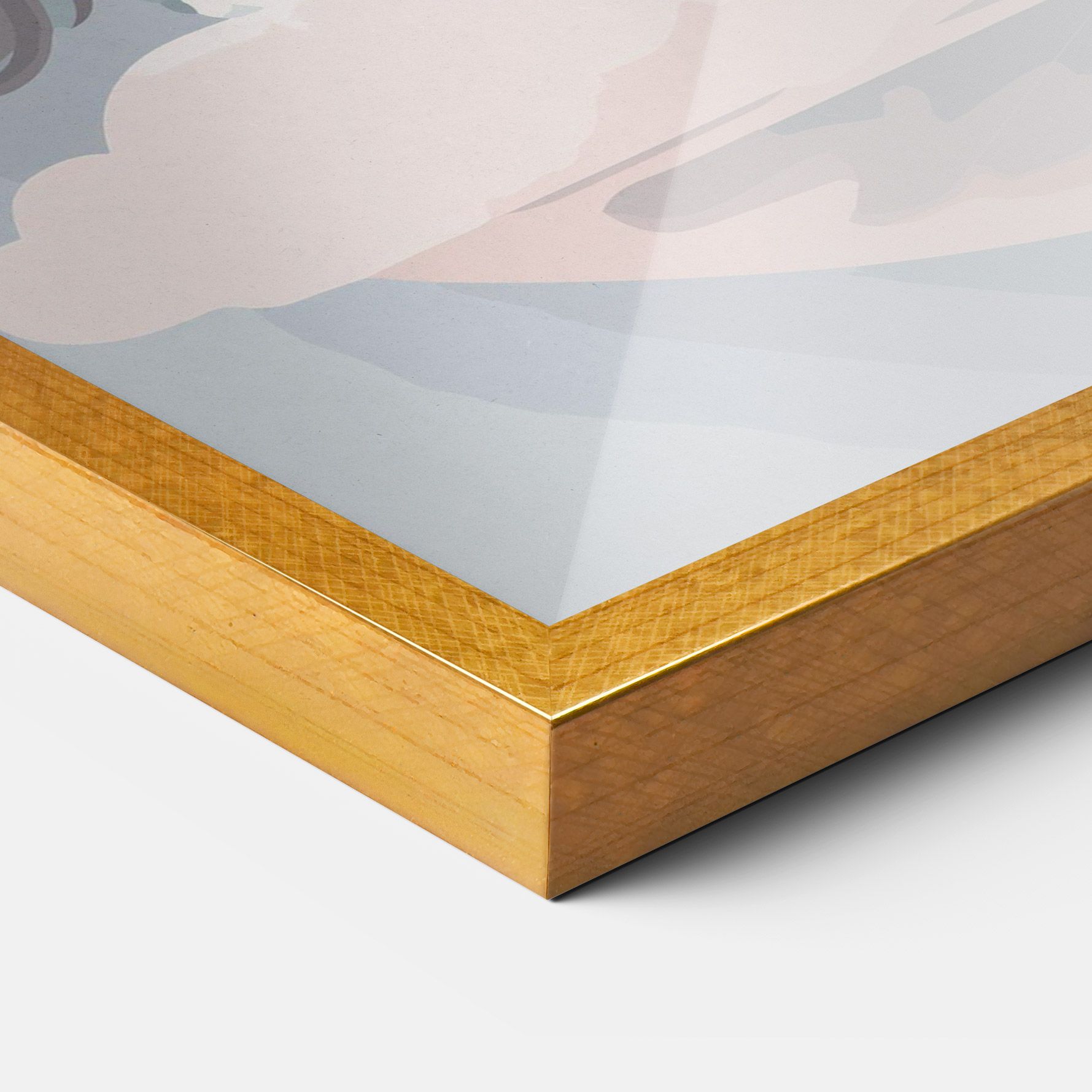 Cloud White Art mockup 3