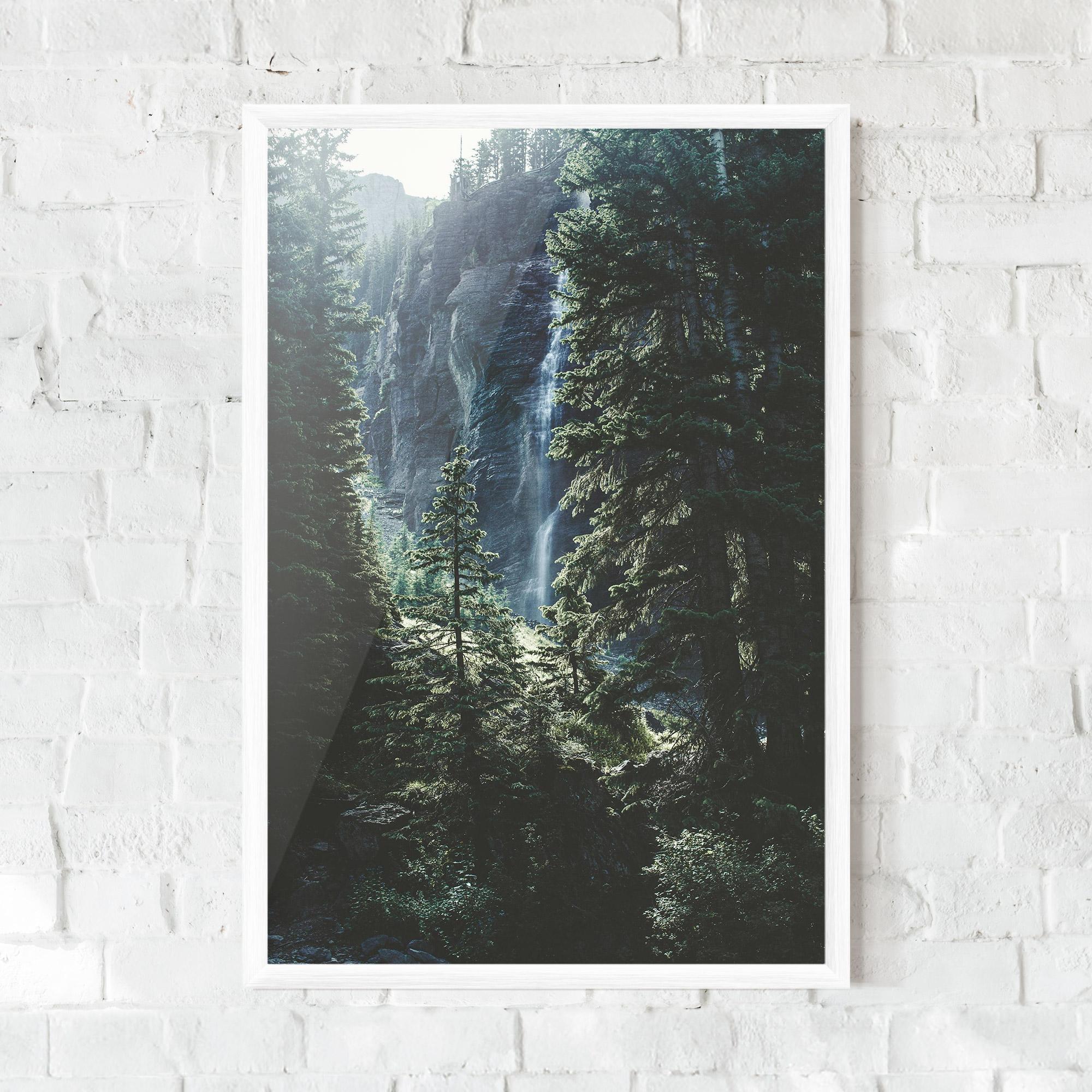 Рамкиран постер Forest Vibes mockup 0