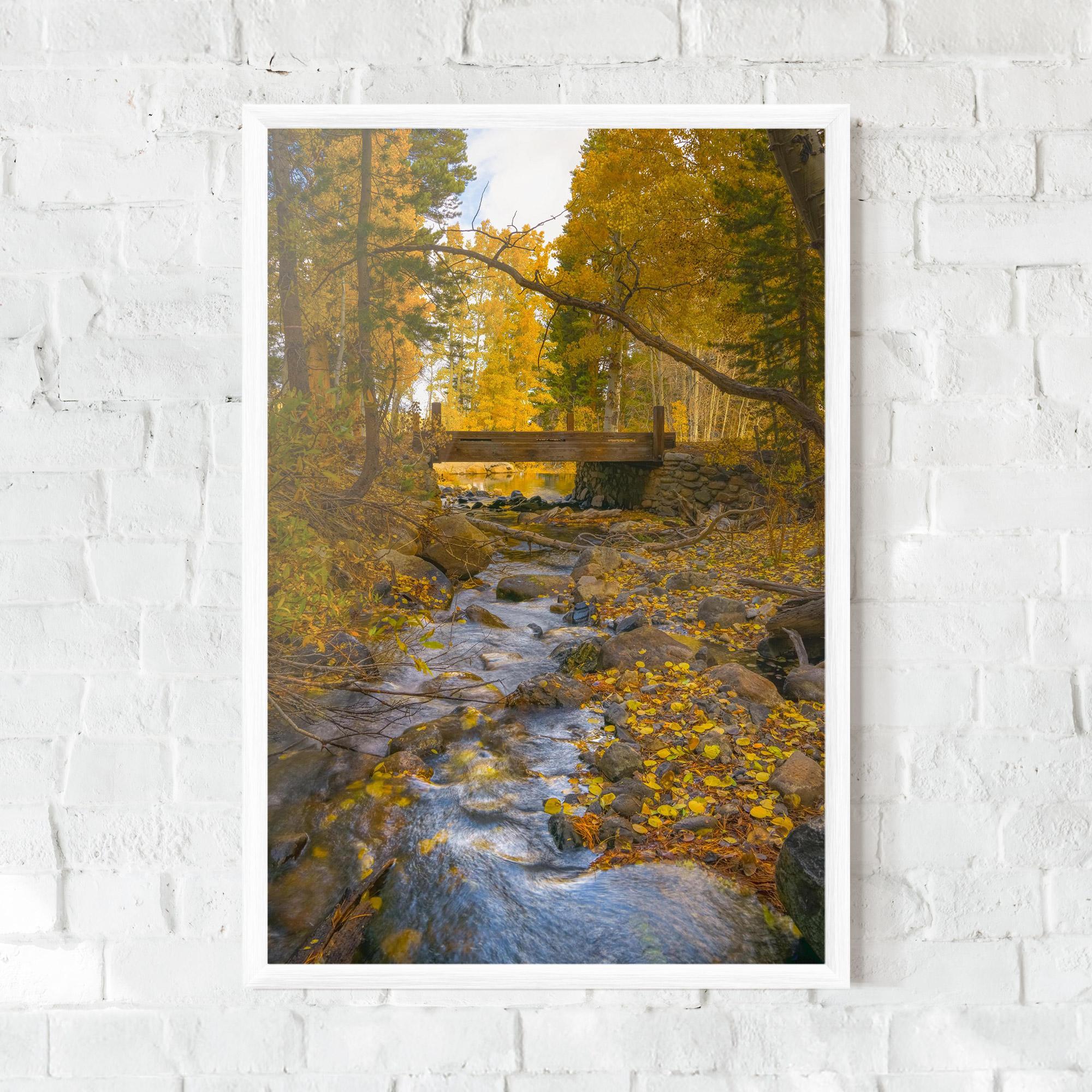 Рамкиран постер Yellow View Forest mockup 0