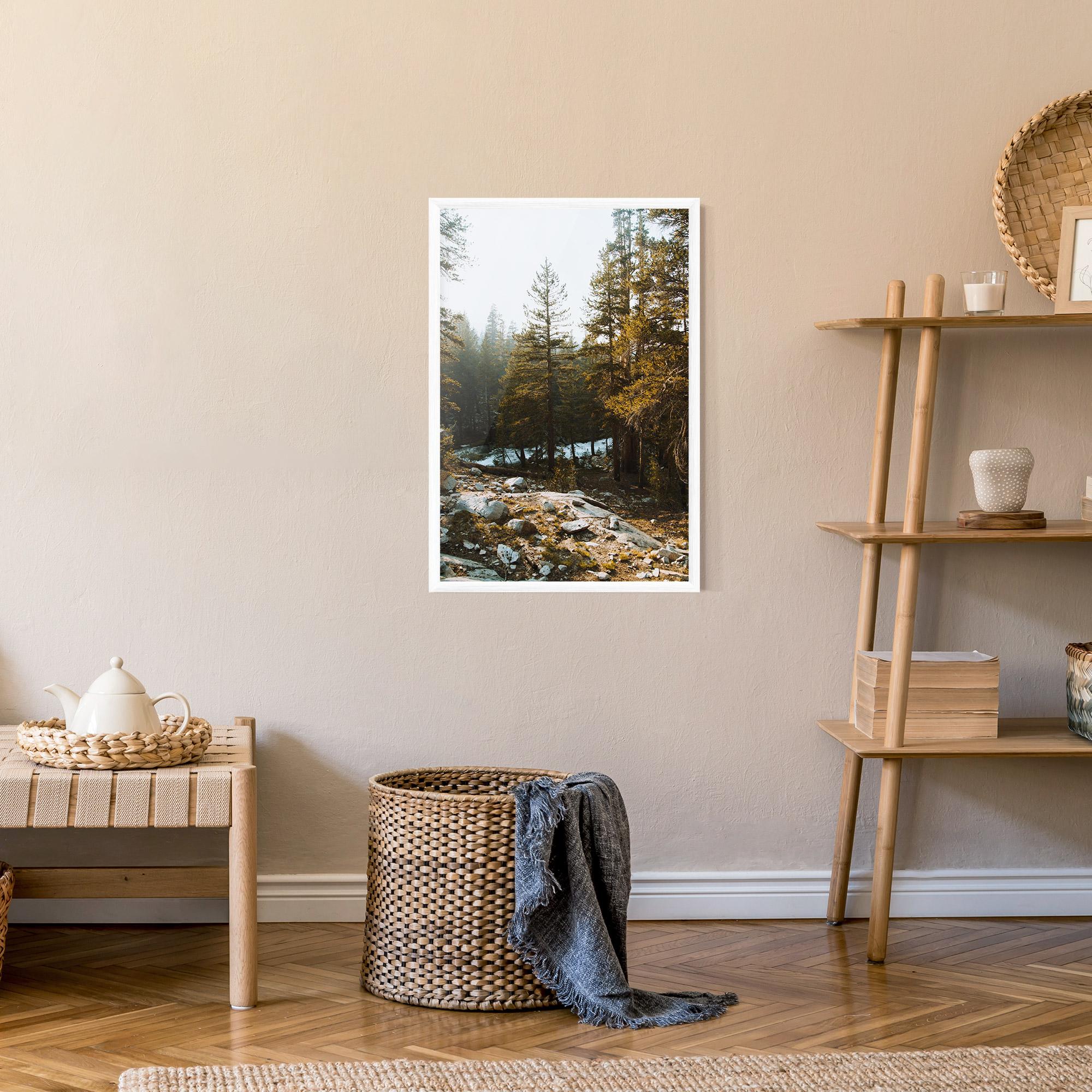 Рамкиран постер Rock Forest View mockup 9