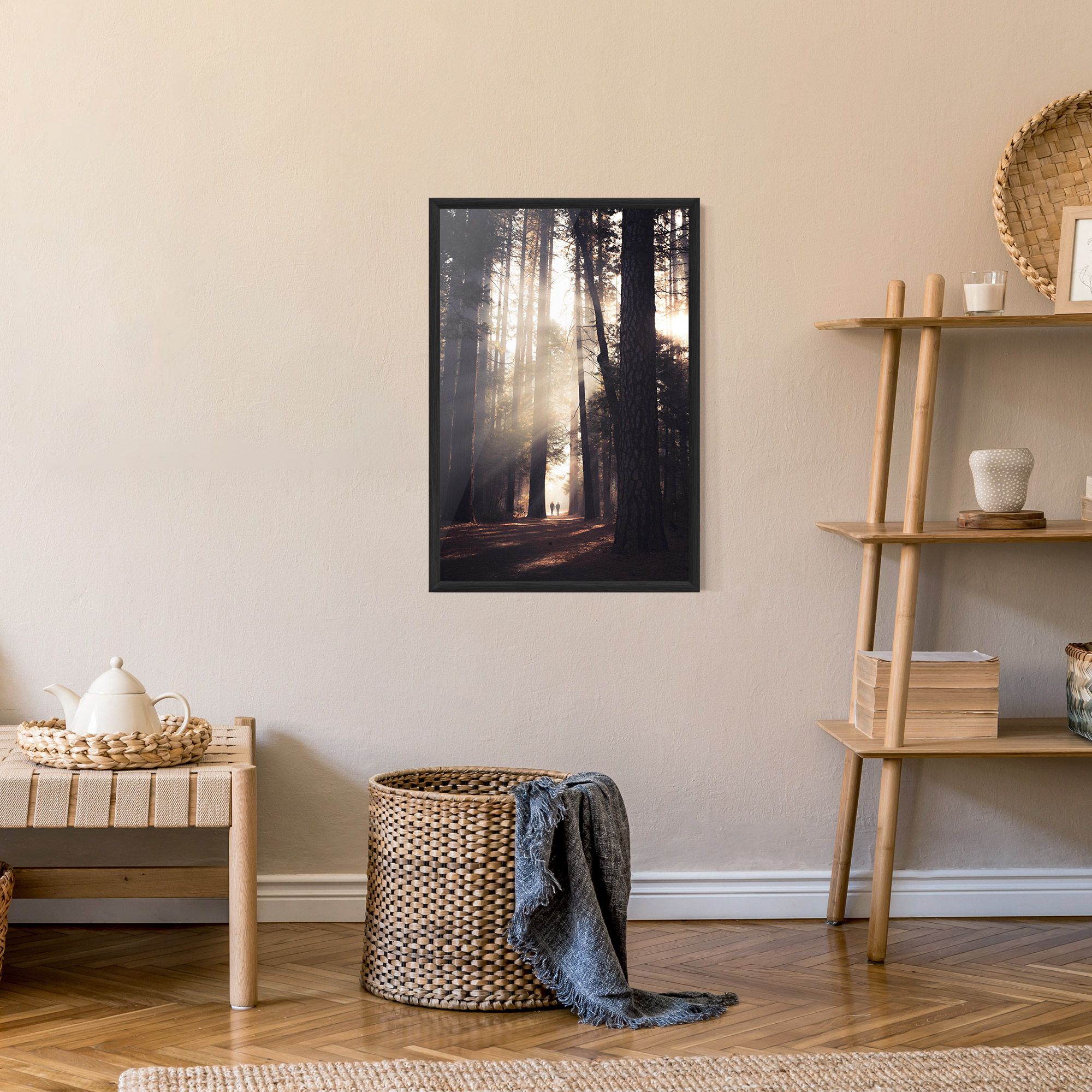 Foggy Couple Forest mockup 9