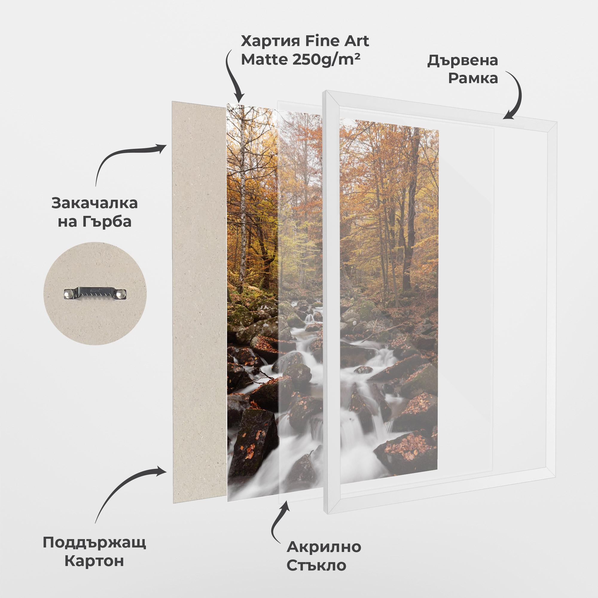 Рамкиран постер River Forest View mockup 1