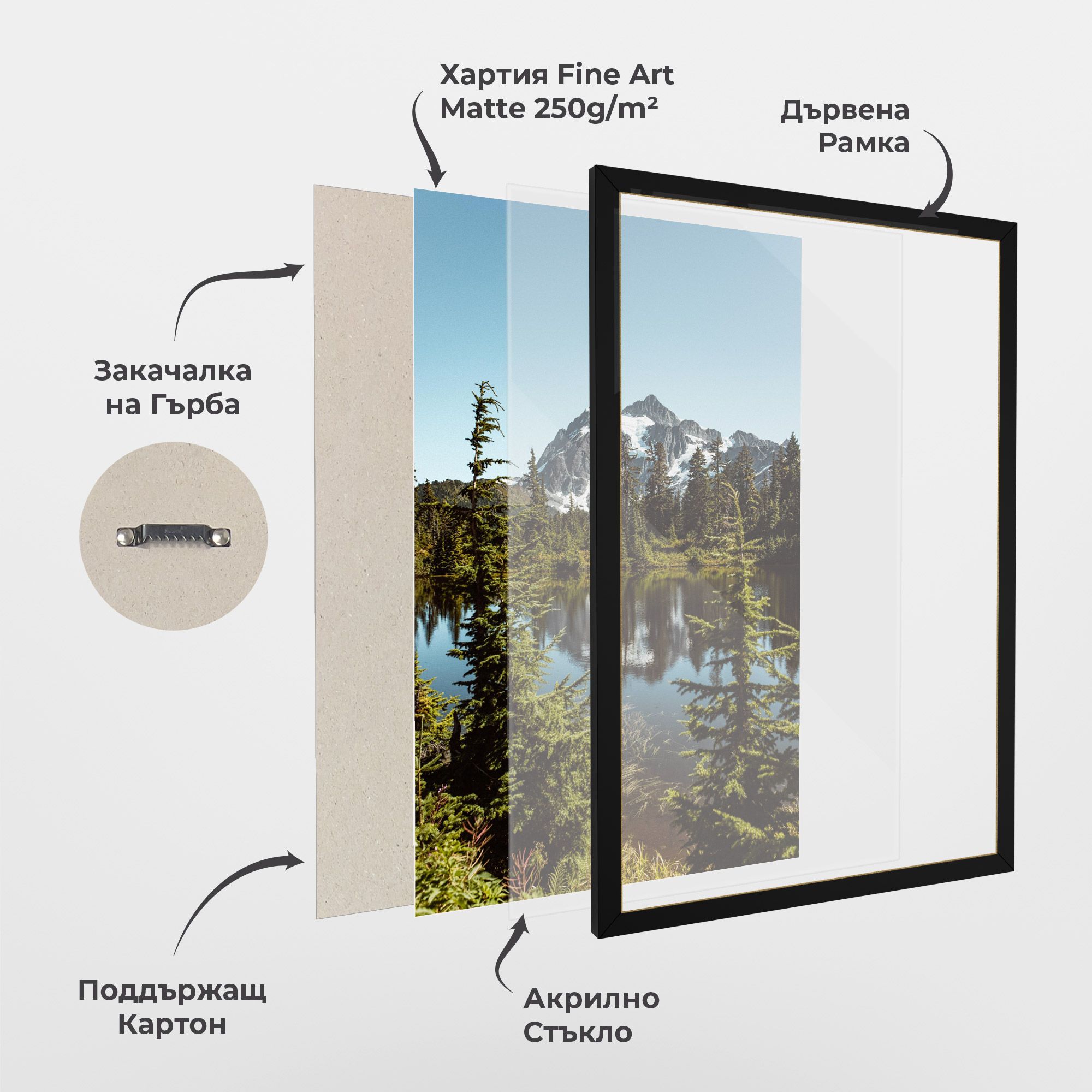 Forest Snow Mountain mockup 1