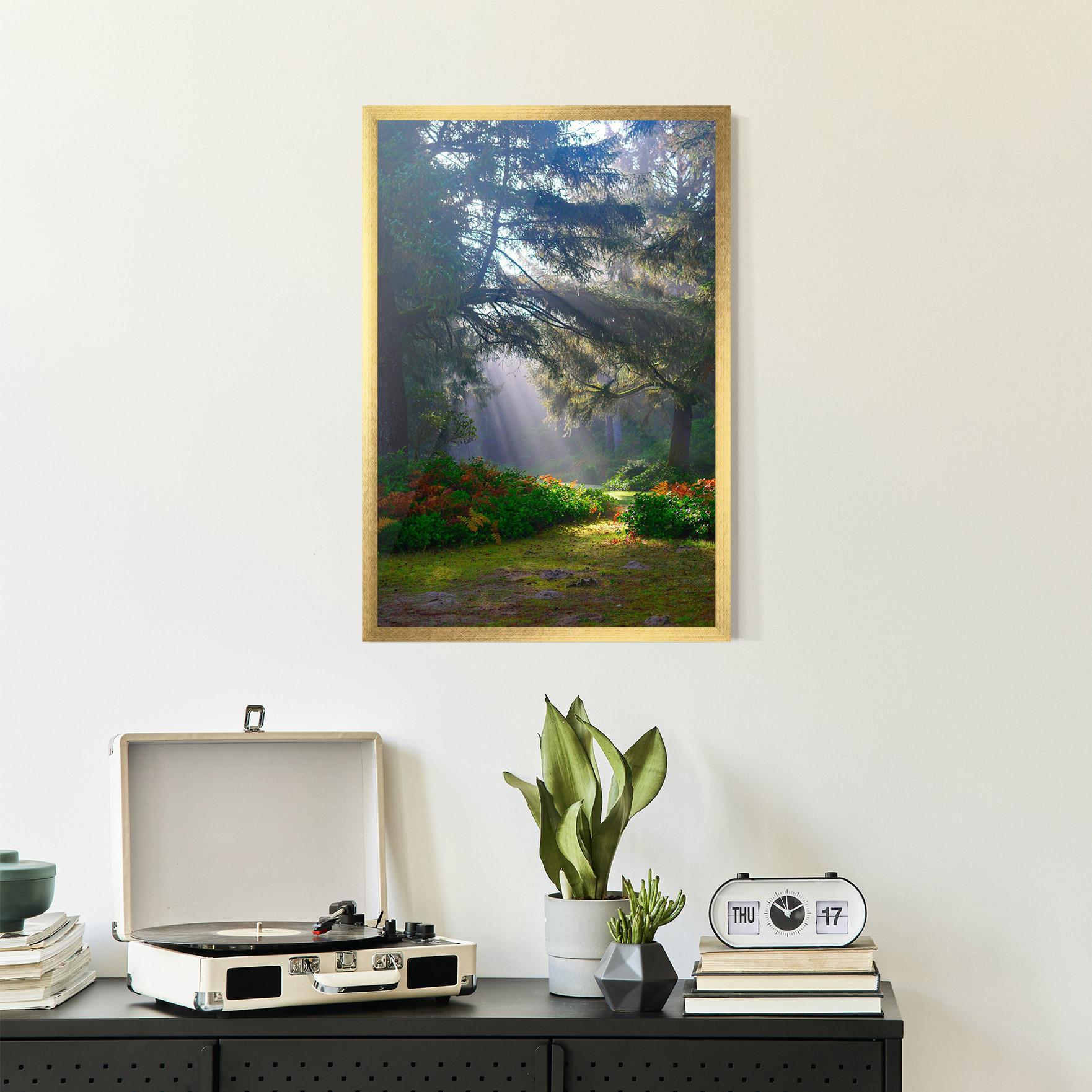 Рамкиран постер Forest Light mockup 2