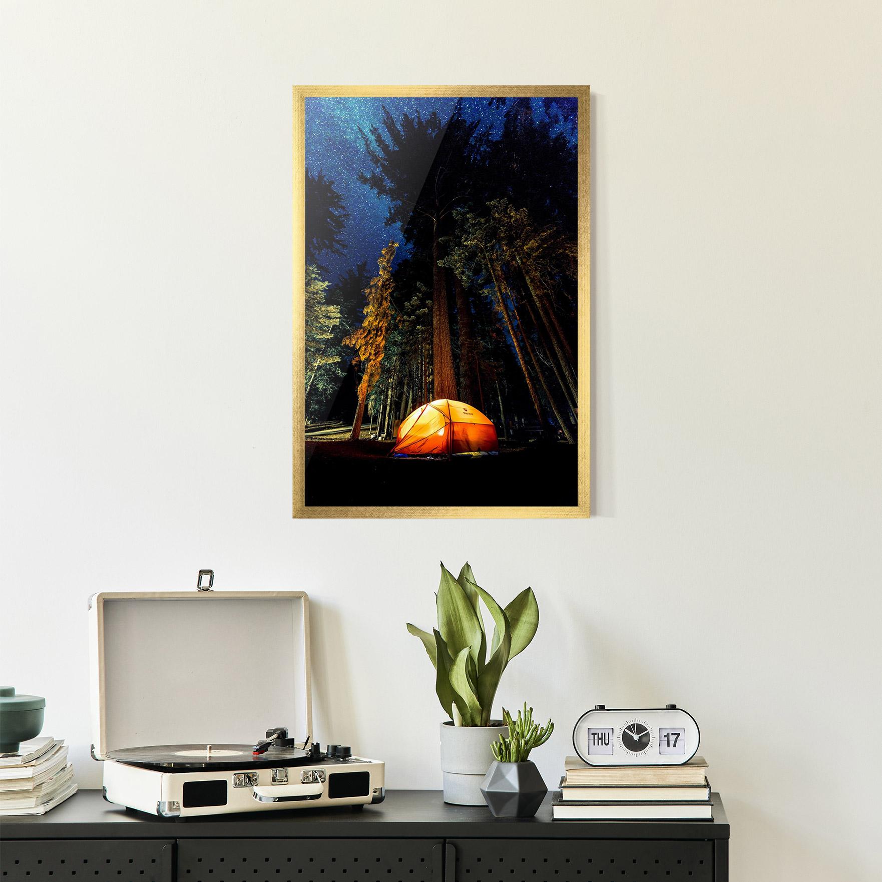 Рамкиран постер Forest Trip mockup 2