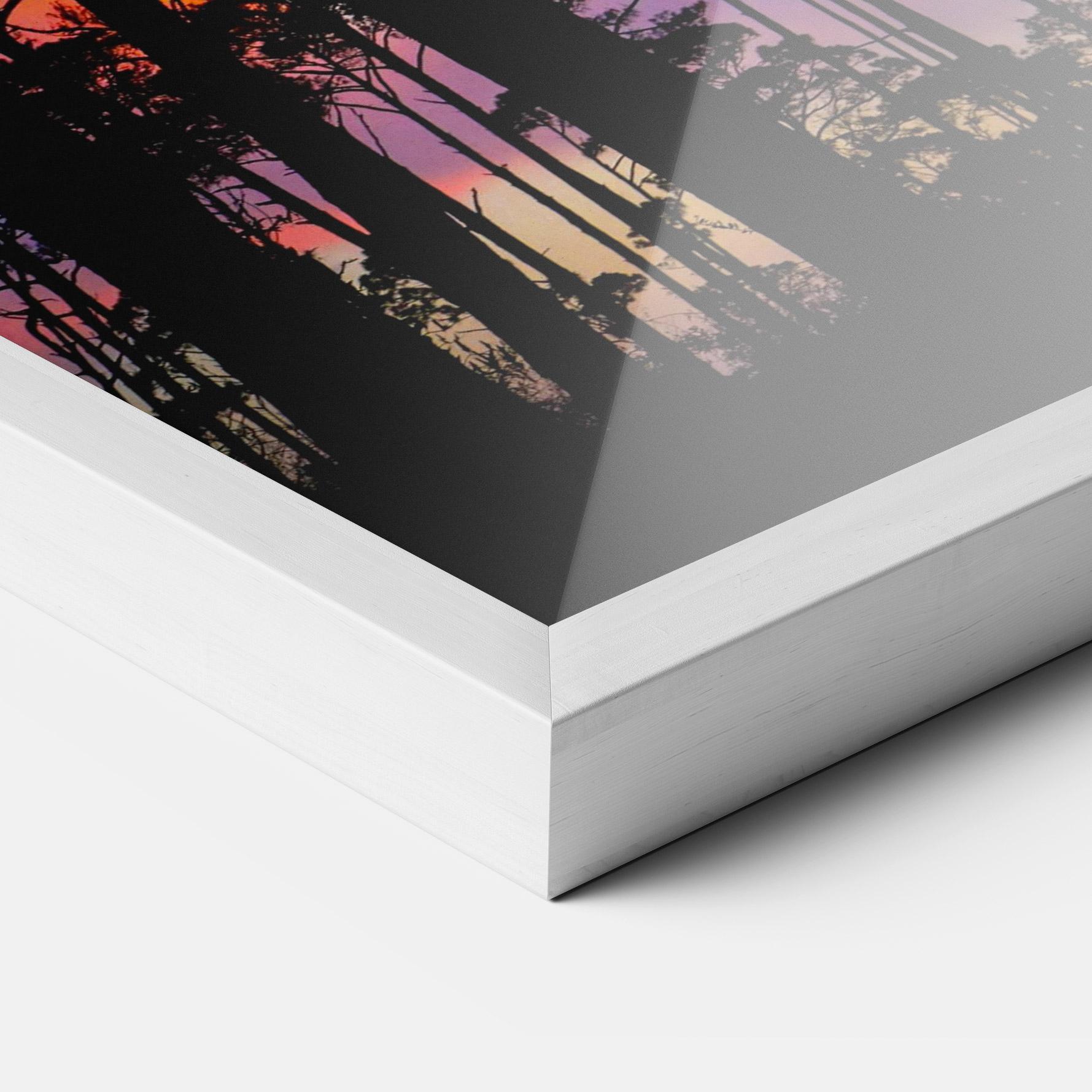 Рамкиран постер Blue Sky Forest mockup 3