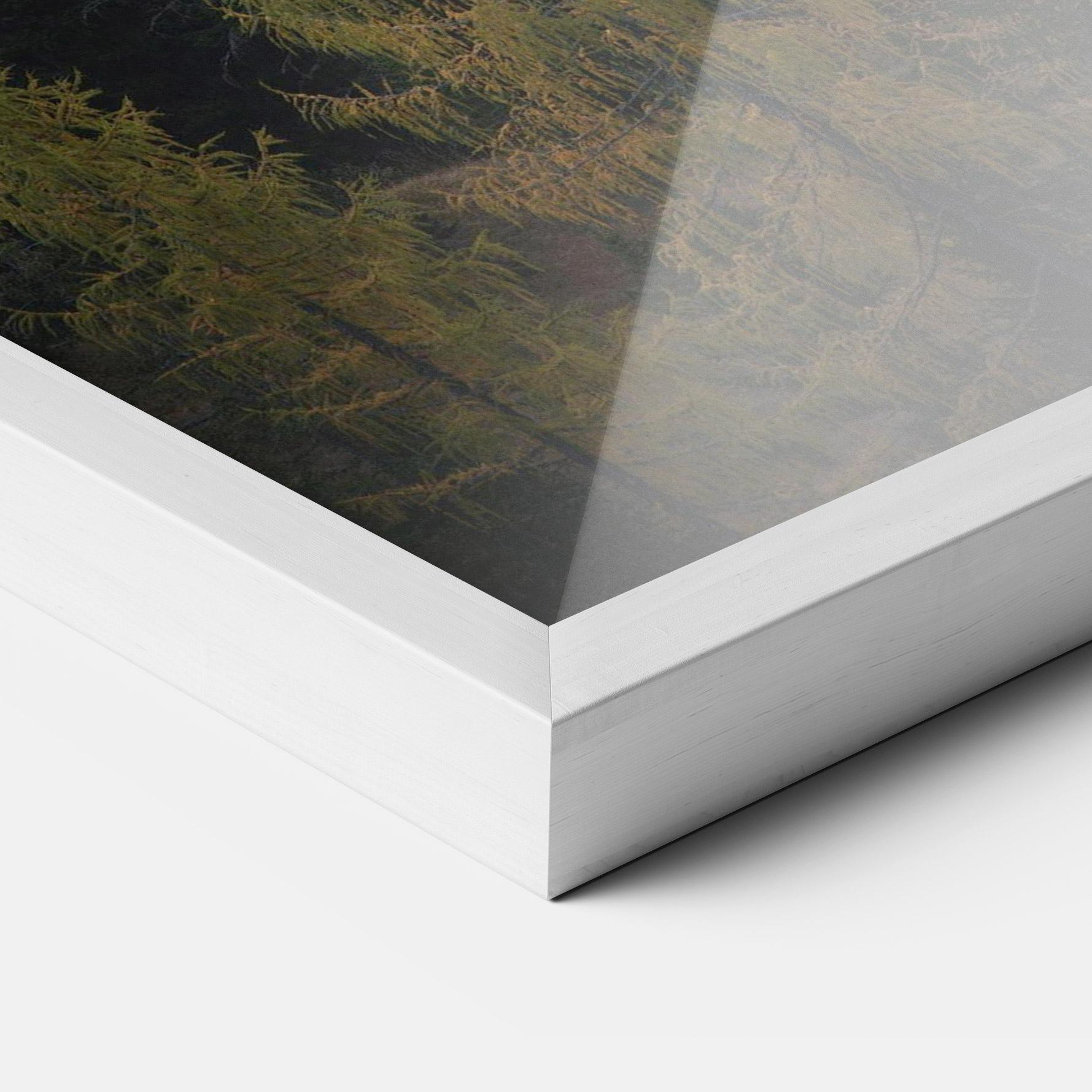 Рамкиран постер Color Mix Tree mockup 3