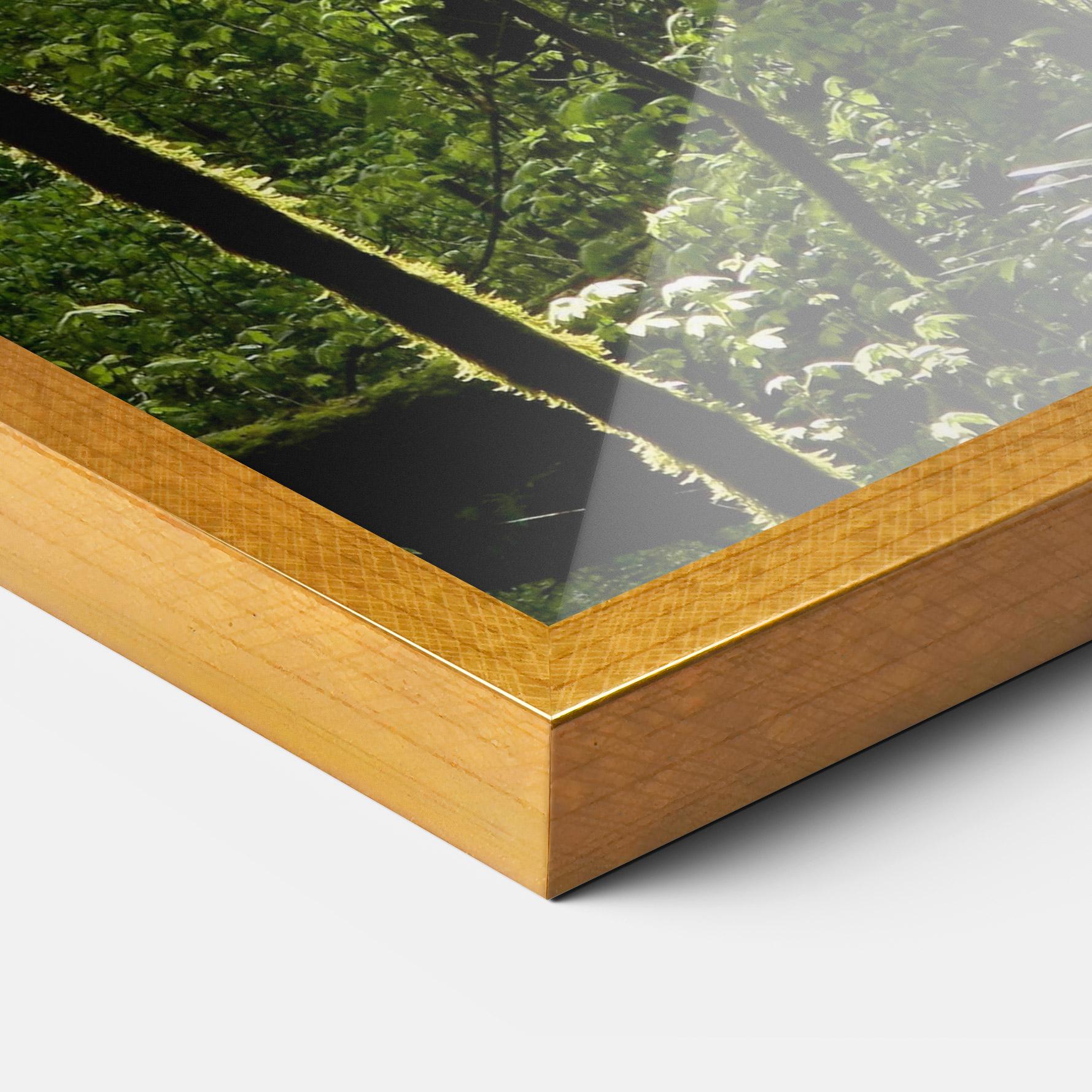 Рамкиран постер Forest Black Trees mockup 3