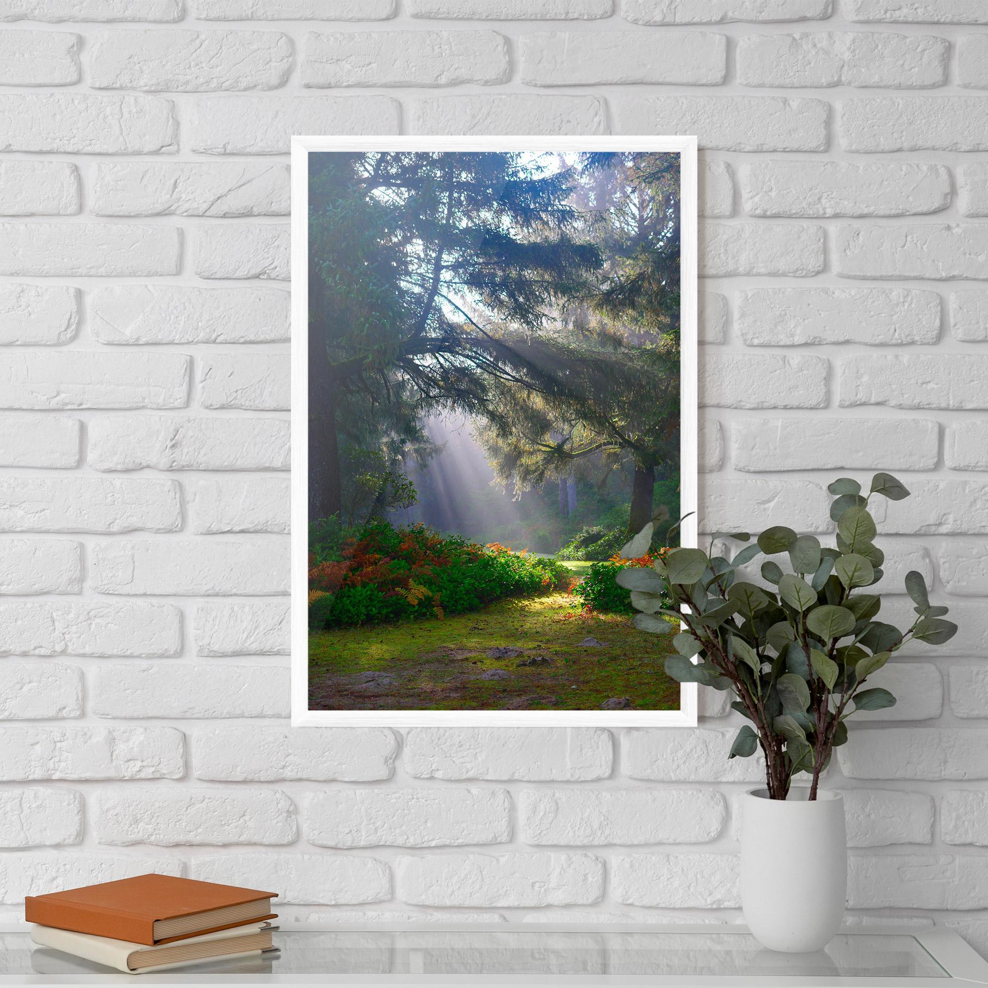 Рамкиран постер Forest Light mockup 5