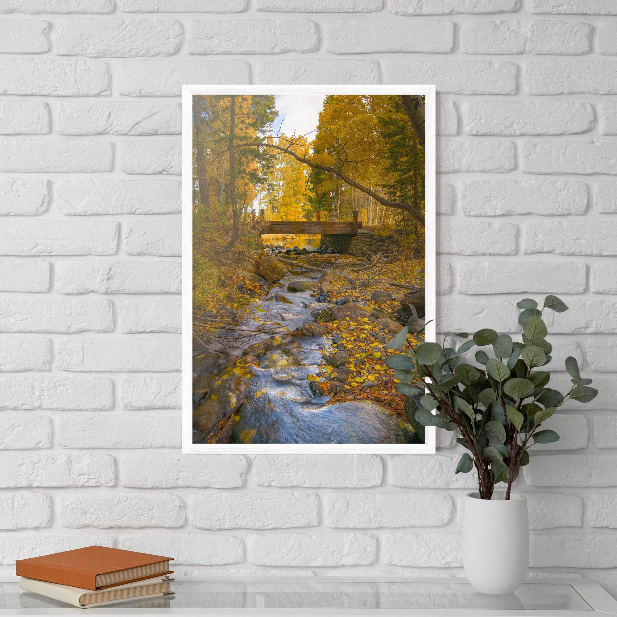 Рамкиран постер Yellow View Forest mockup 5