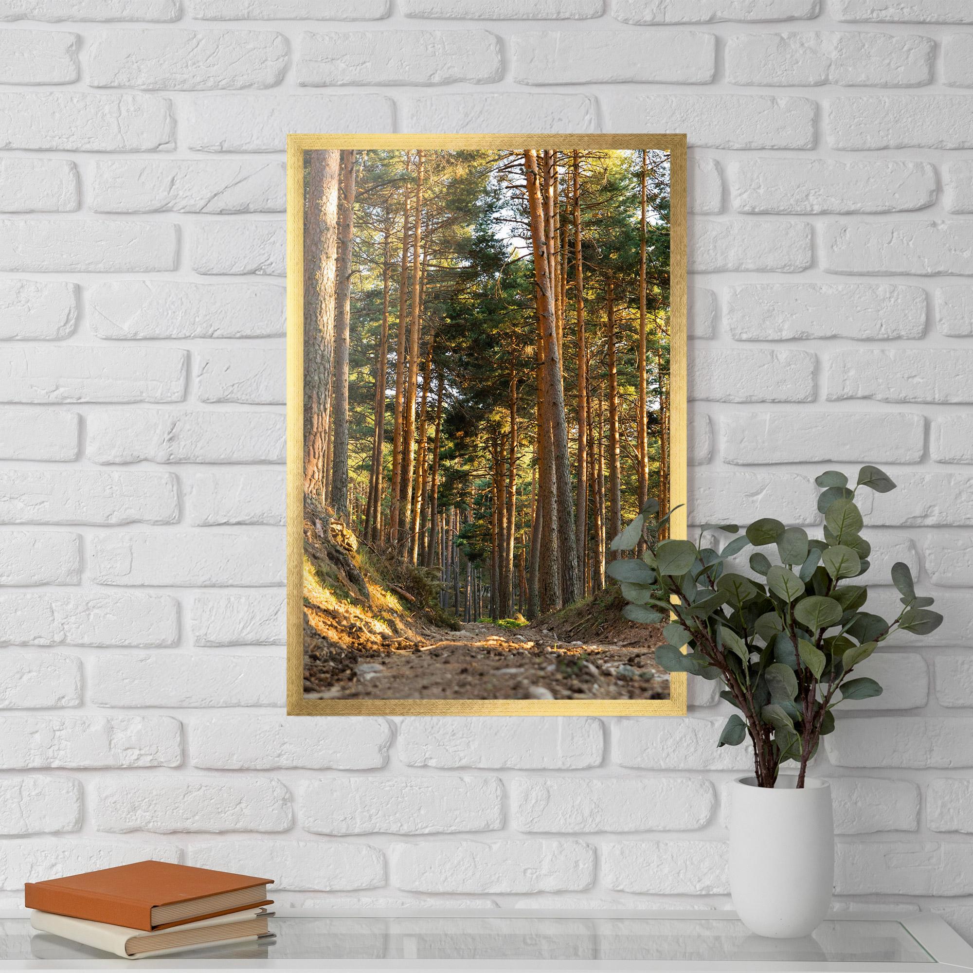 Рамкиран постер Big Trees Forest mockup 5