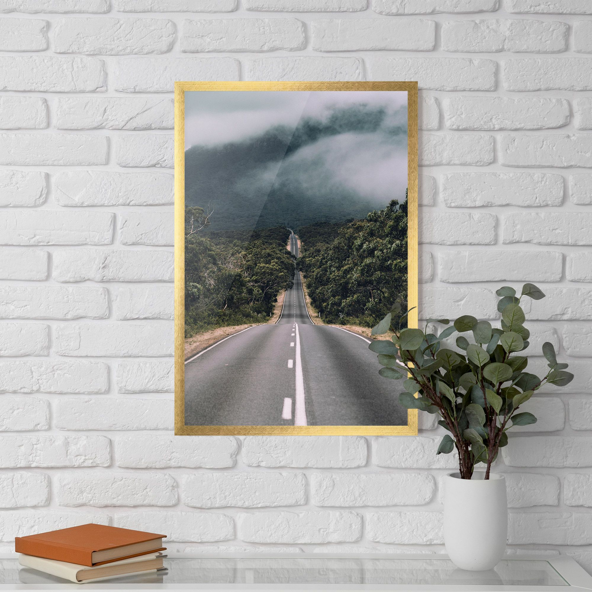 Forest Driving Road mockup 5