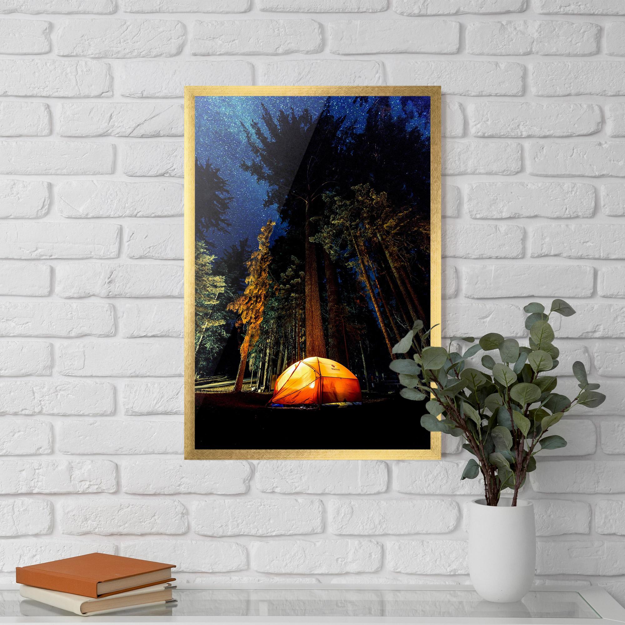 Рамкиран постер Forest Trip mockup 5