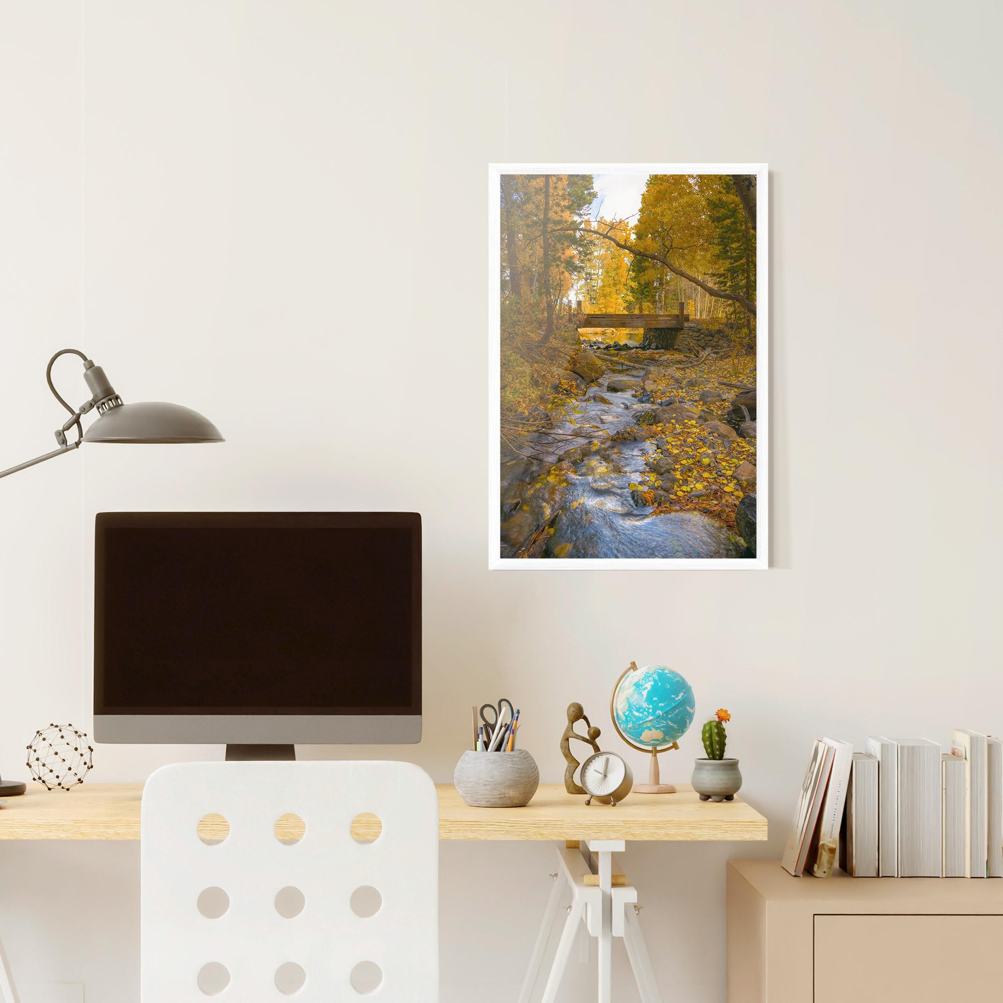 Рамкиран постер Yellow View Forest mockup 6