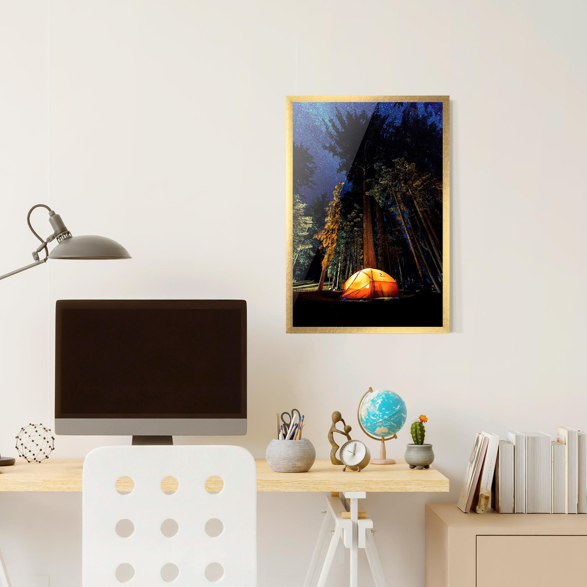 Рамкиран постер Forest Trip mockup 6