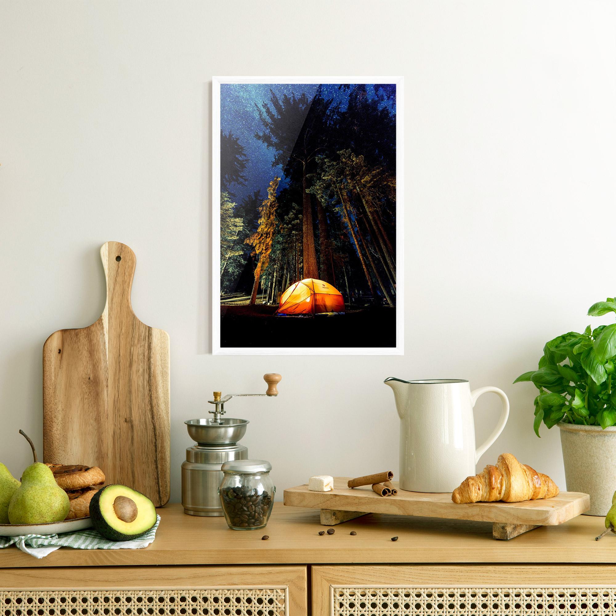 Рамкиран постер Forest Trip mockup 8