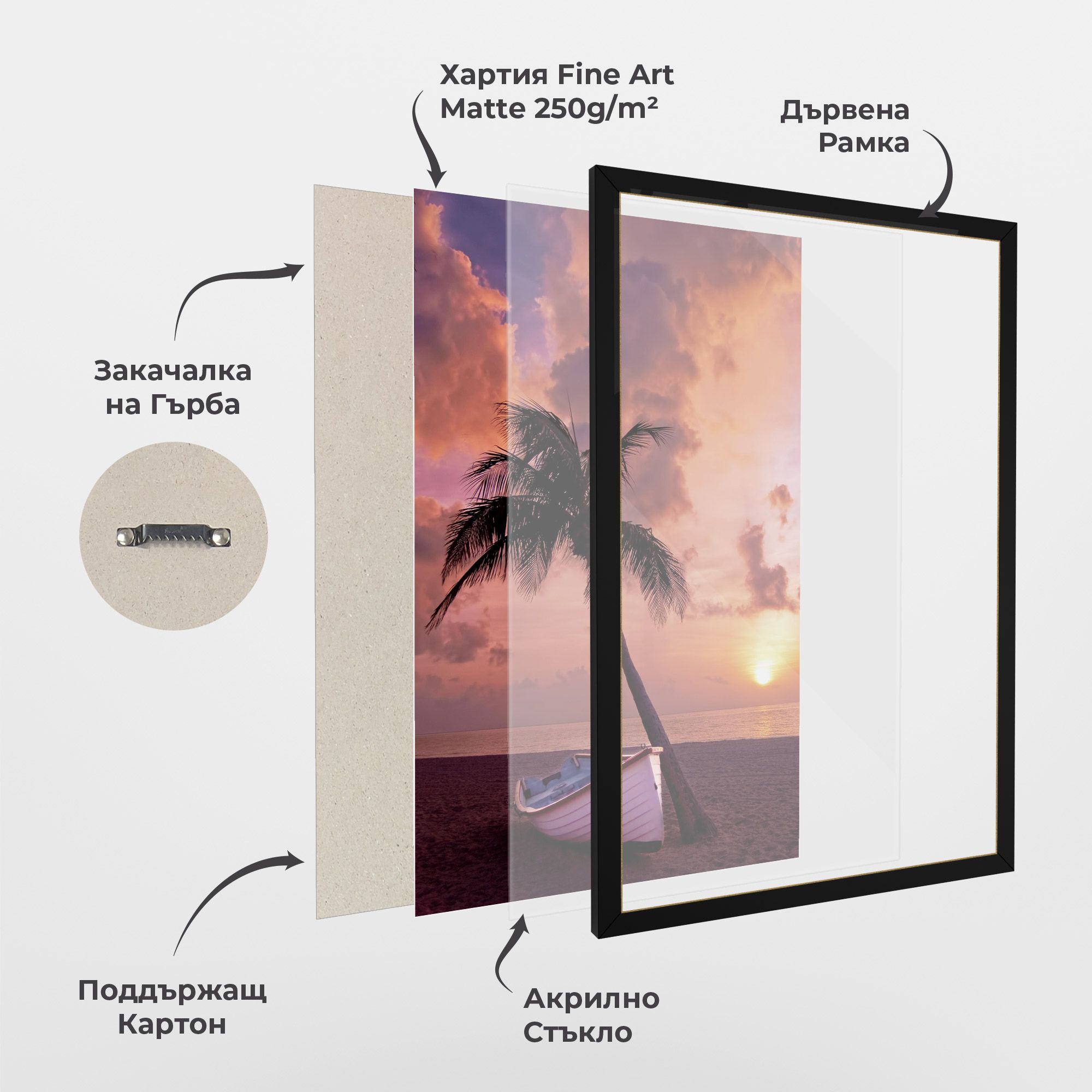 Boat Purple Sunset mockup 1