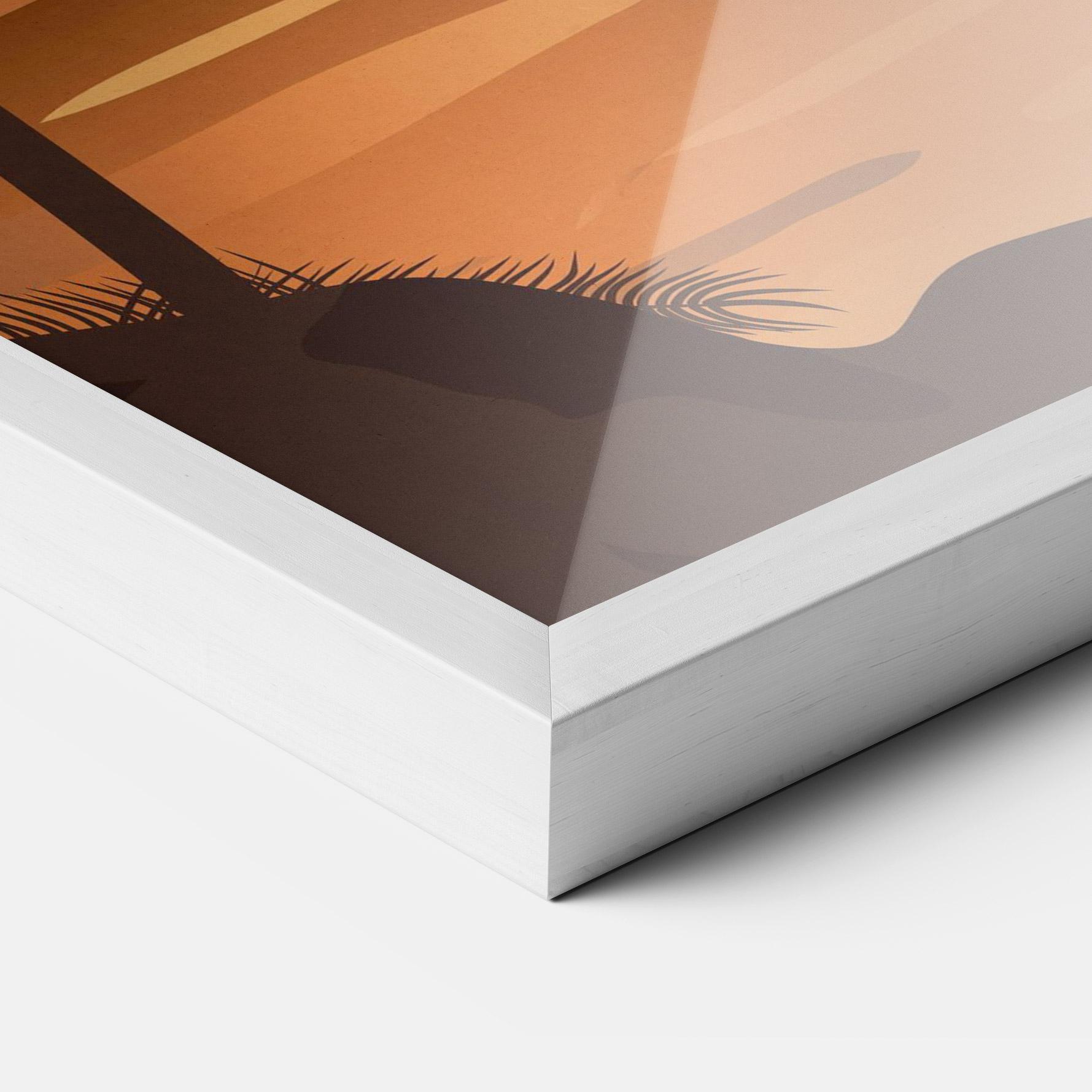 Рамкиран постер Sunset Beach 01 mockup 3