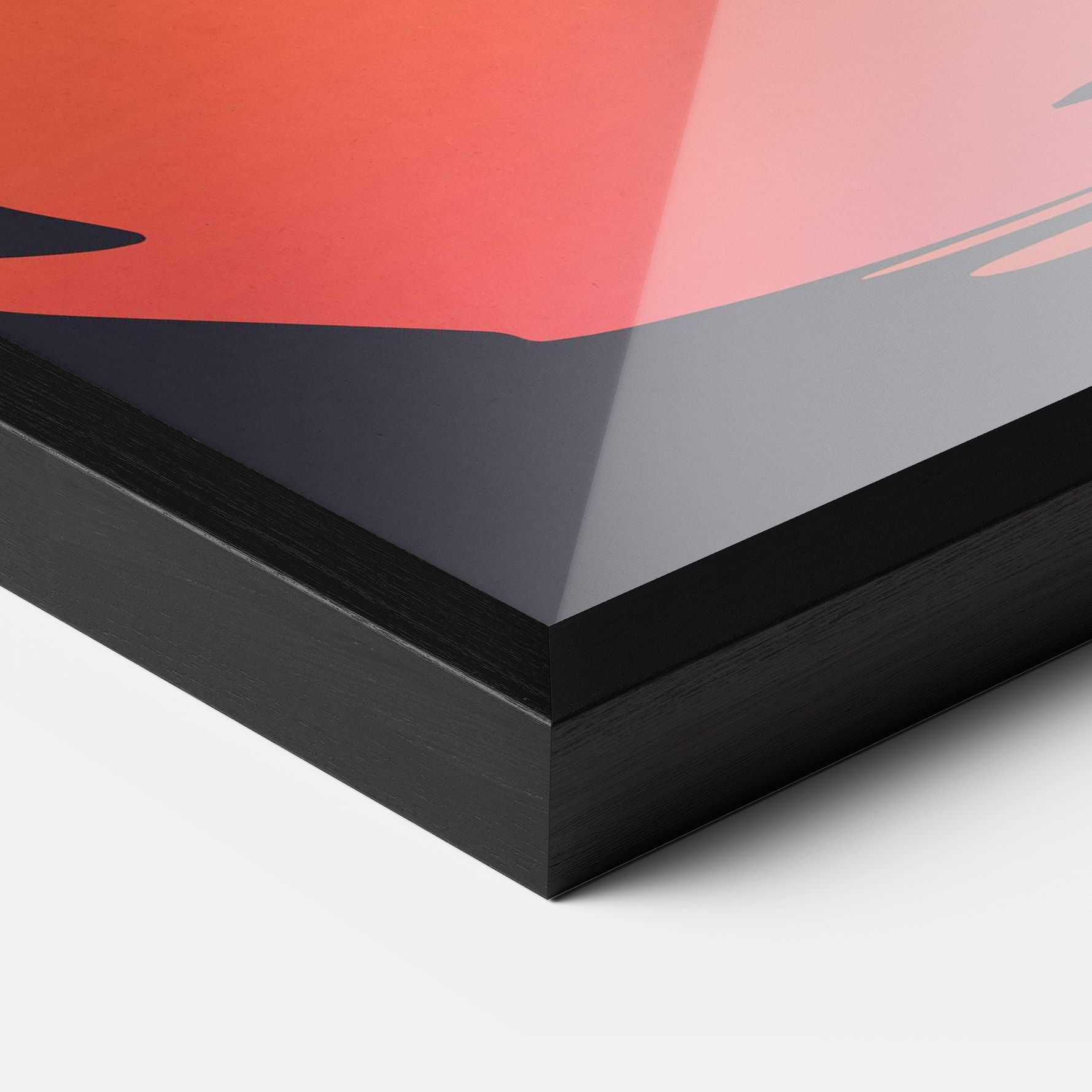 Orange Surfer Art mockup 3