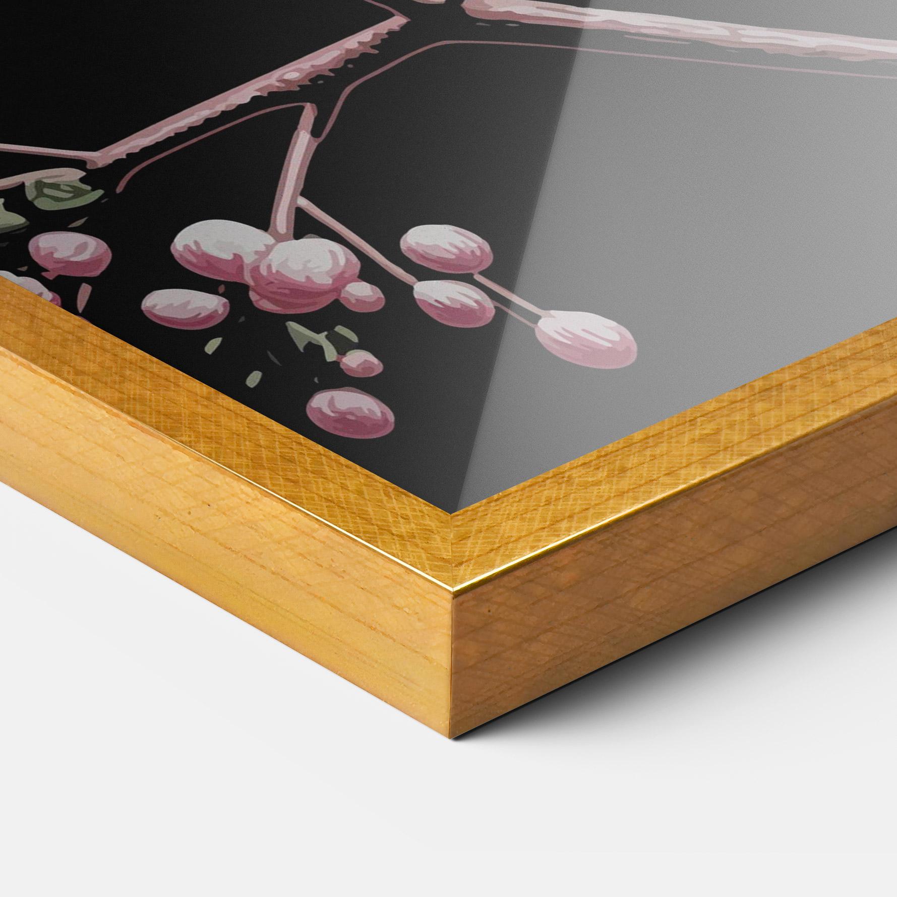 Рамкиран постер Spring Flowers mockup 3