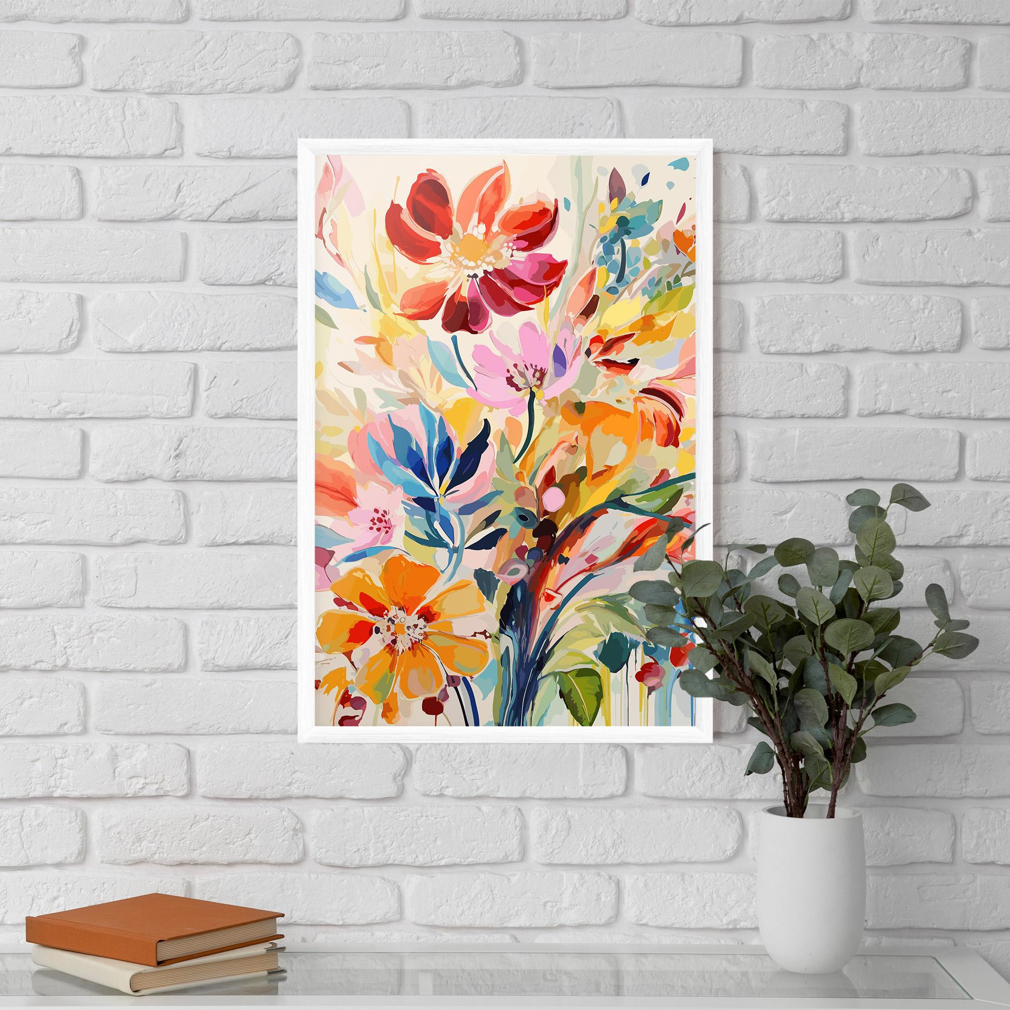 Рамкиран постер Red Orange Spring mockup 5