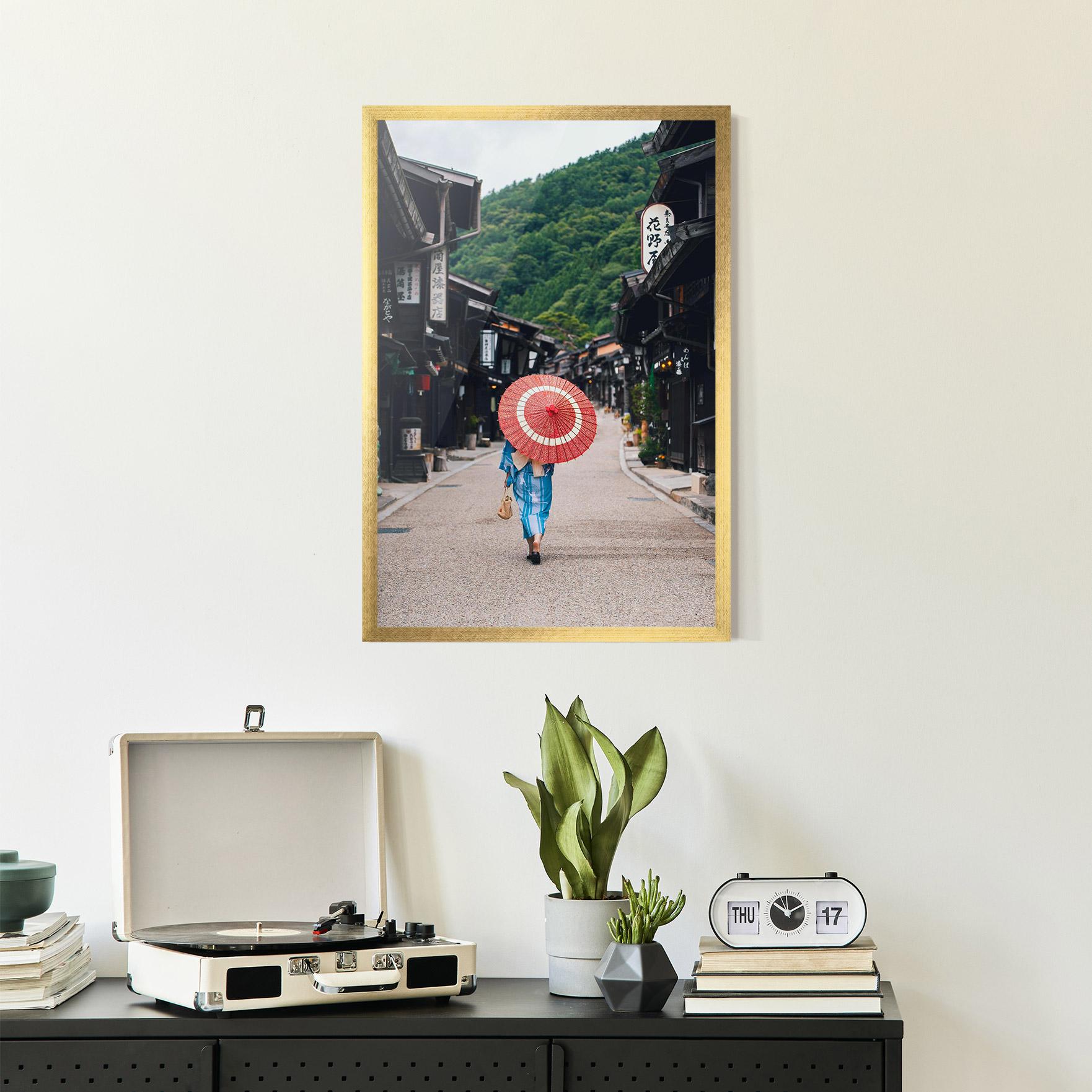 Рамкиран постер China Roads mockup 2