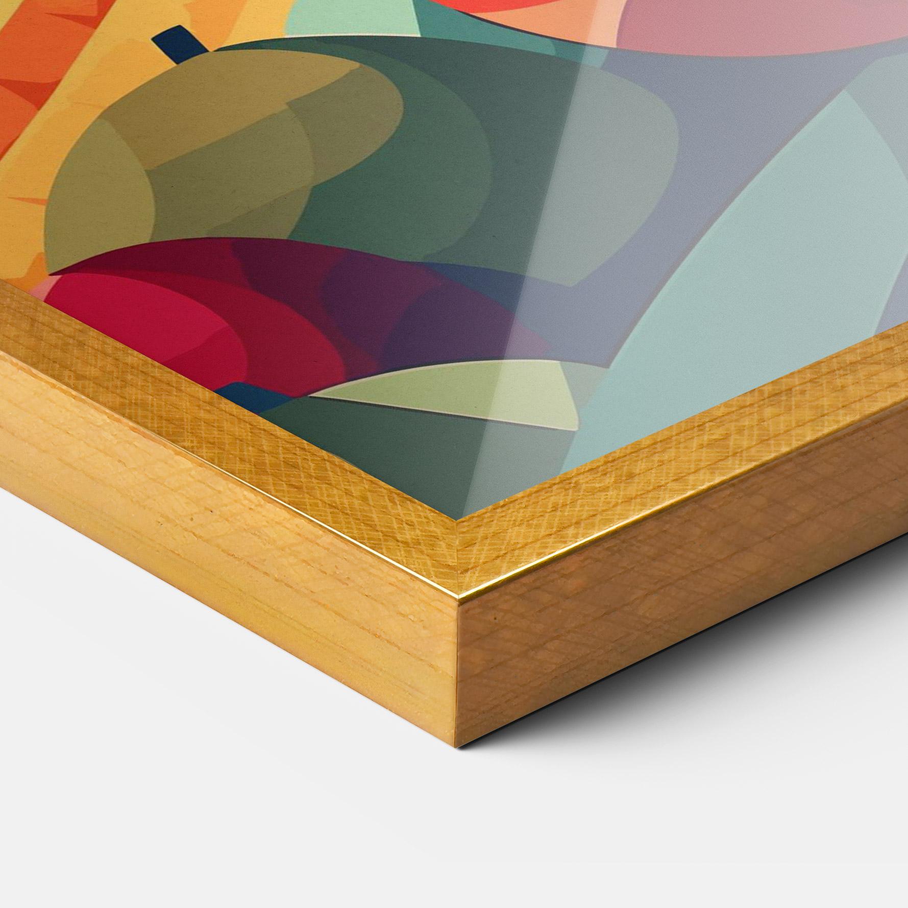 Рамкиран постер Autumn Rural Fruits mockup 3