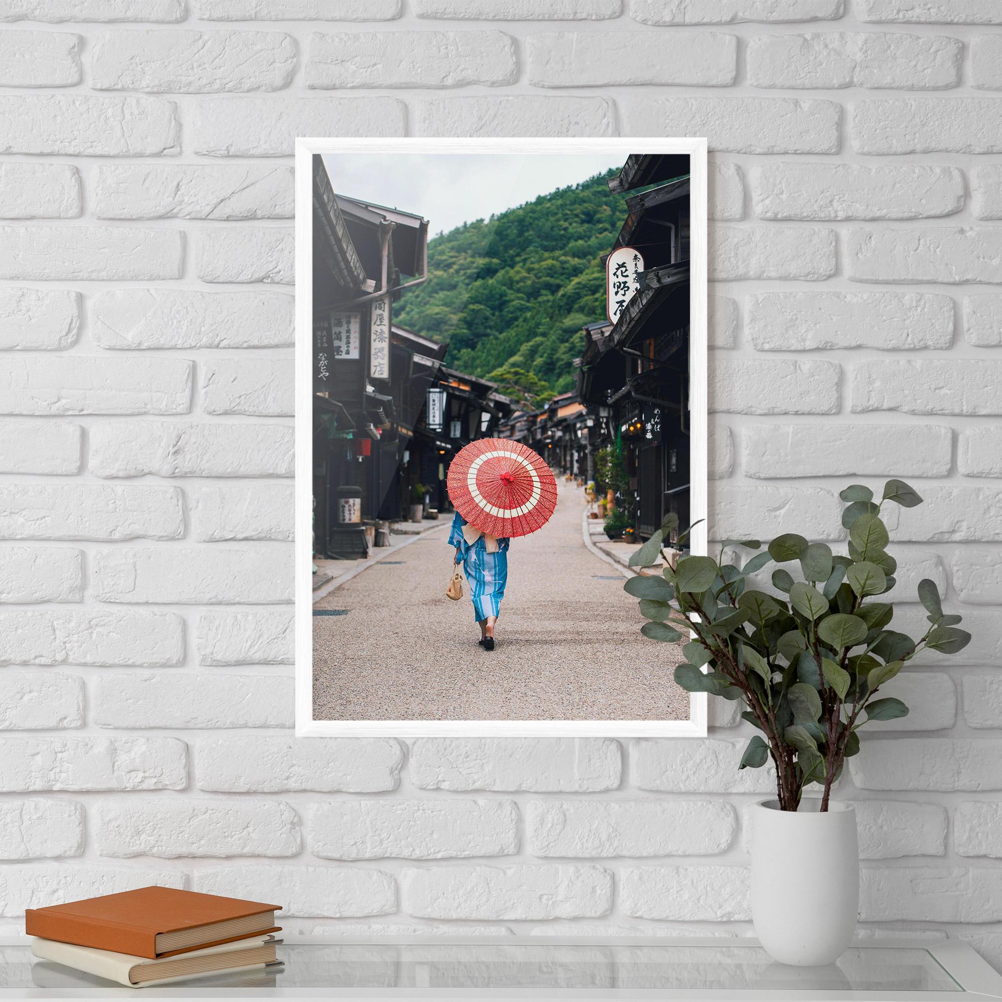 Рамкиран постер China Roads mockup 5