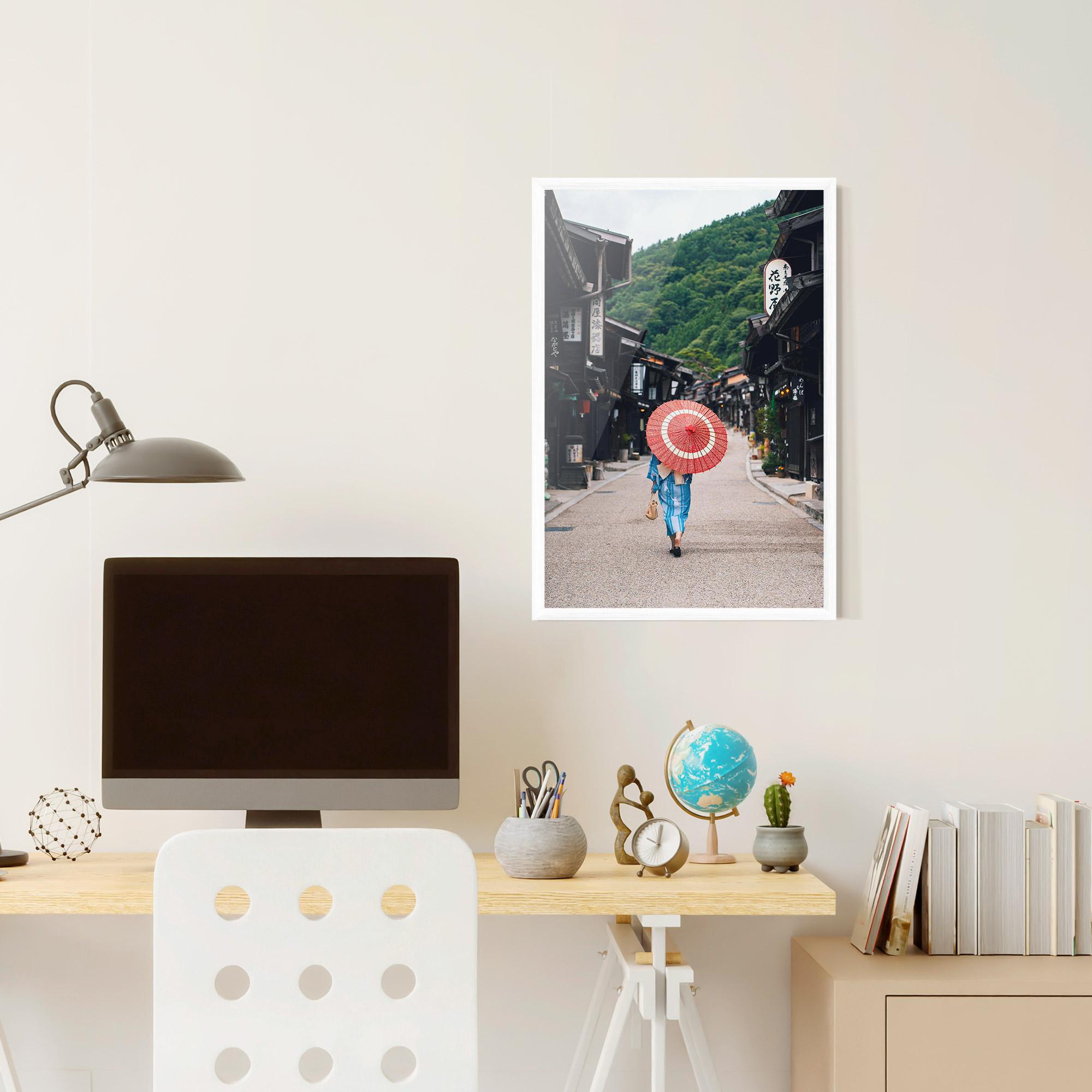 Рамкиран постер China Roads mockup 6