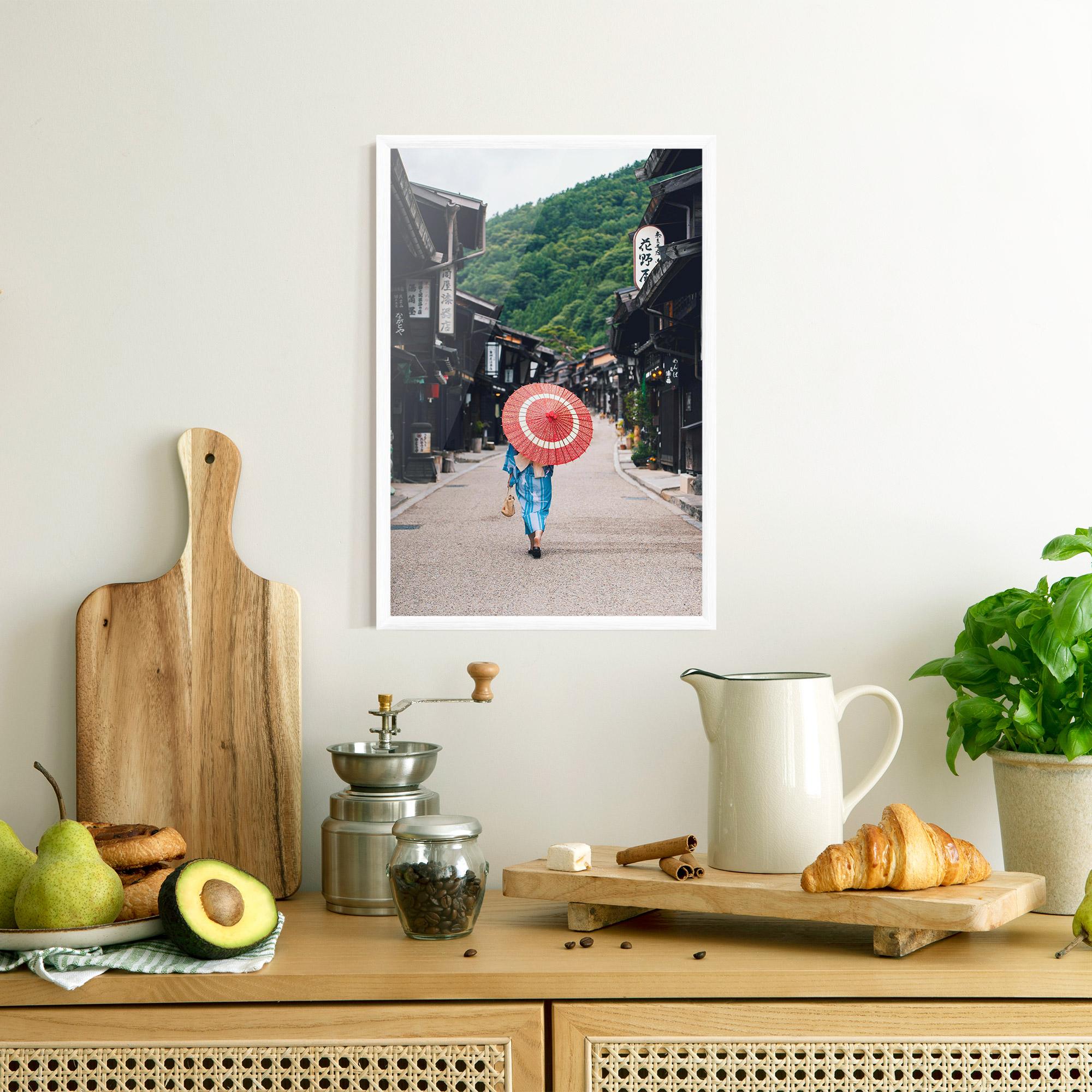 Рамкиран постер China Roads mockup 8