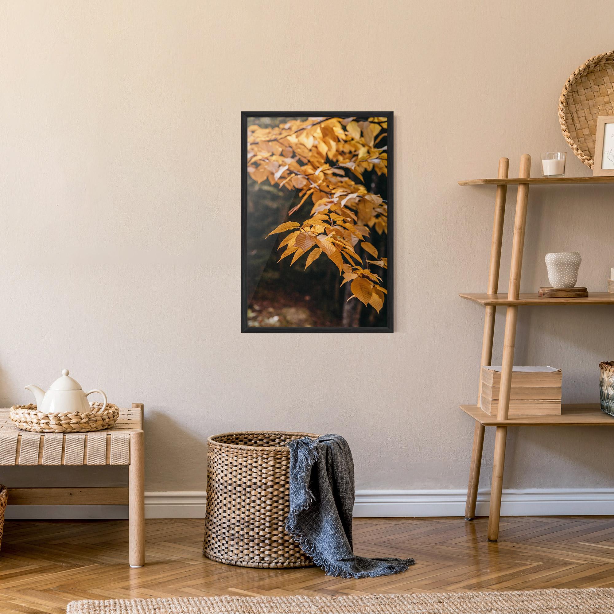 Рамкиран постер Autumn Nature mockup 9