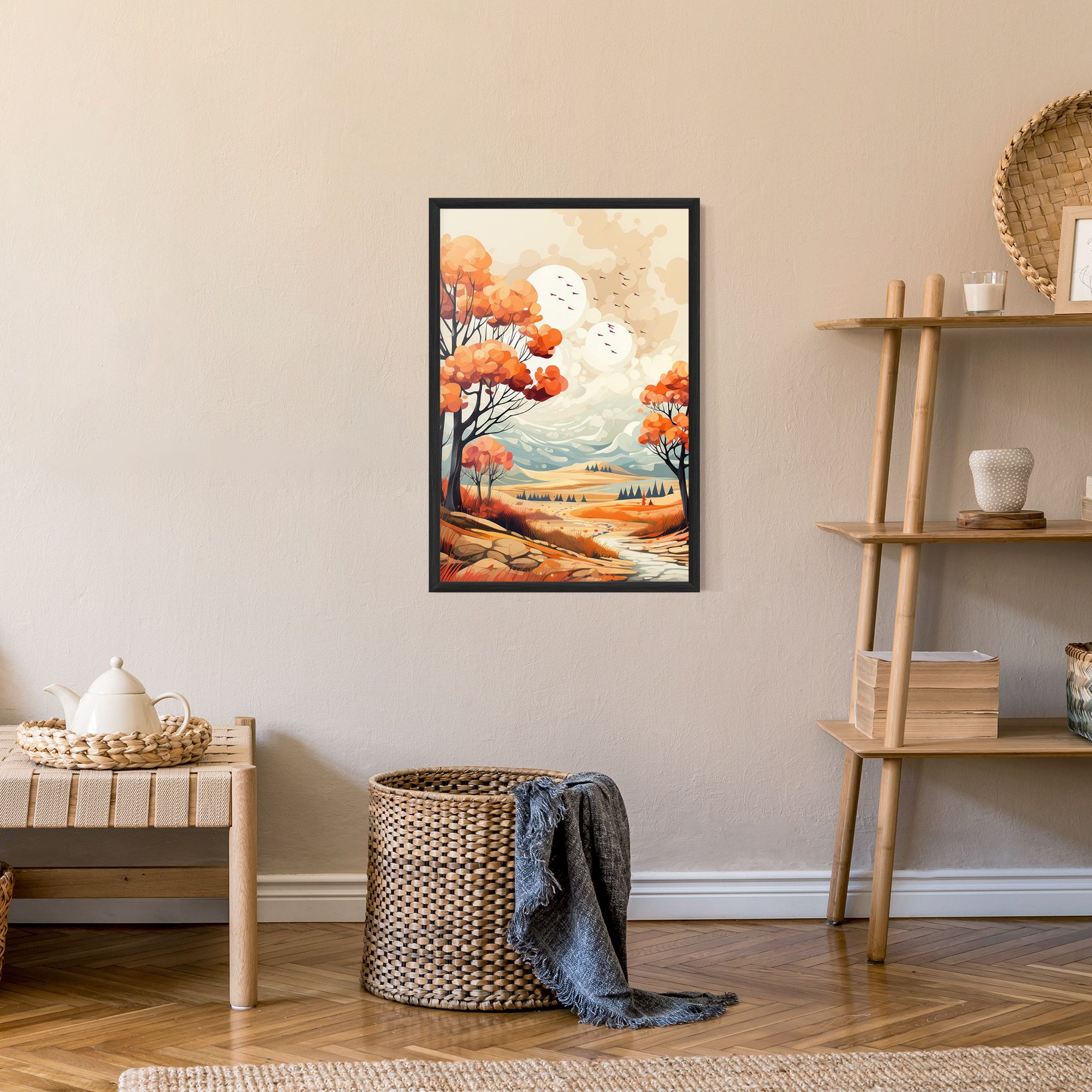 Autumn Tree Painting mockup 9