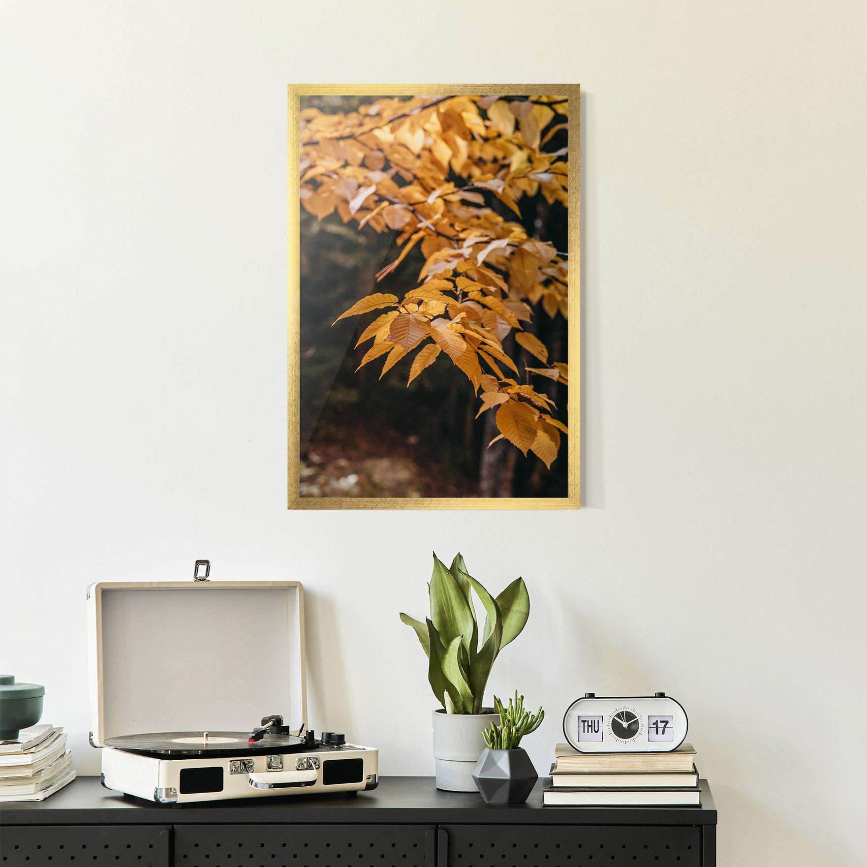 Рамкиран постер Autumn Nature mockup 2