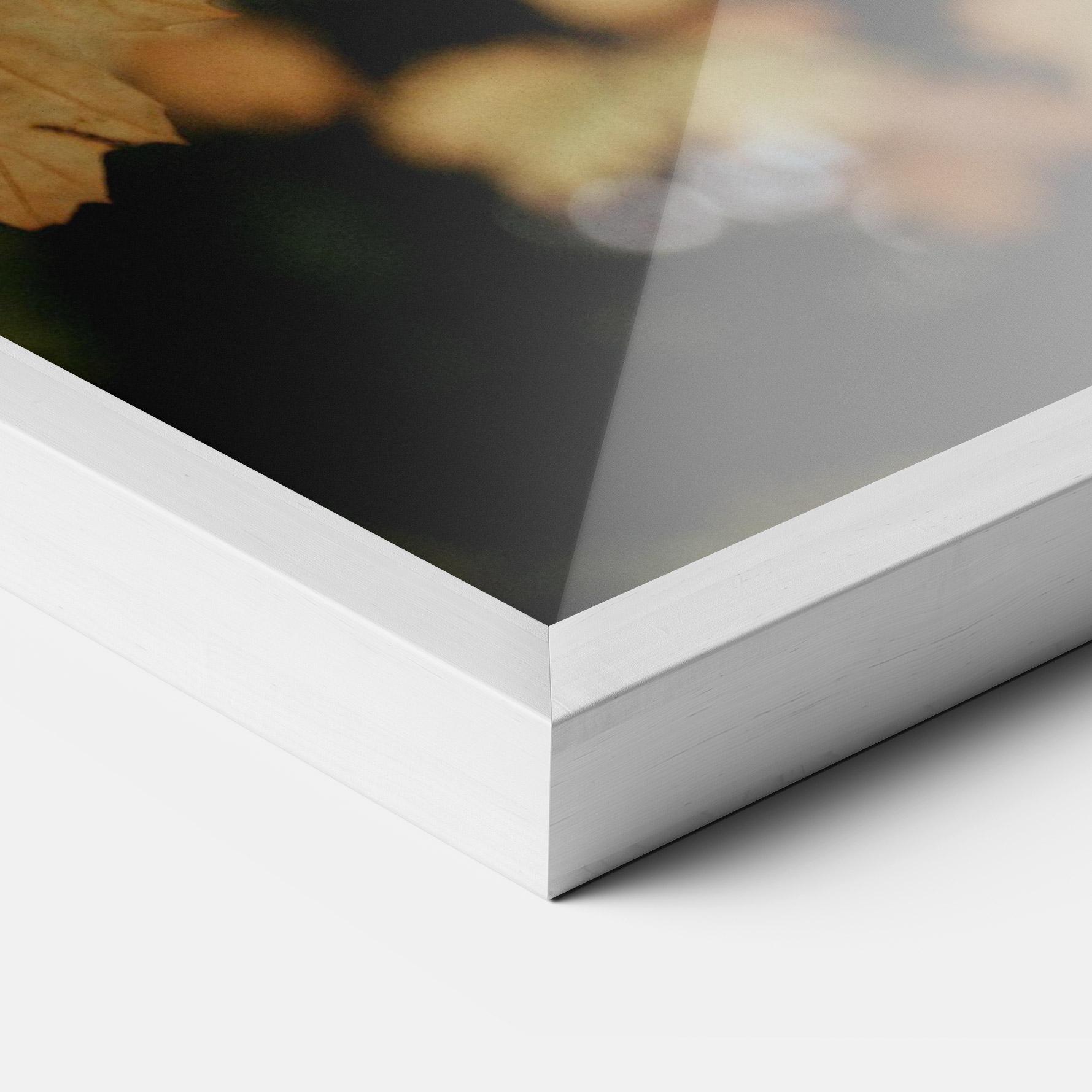 Рамкиран постер Brown Leaves mockup 3