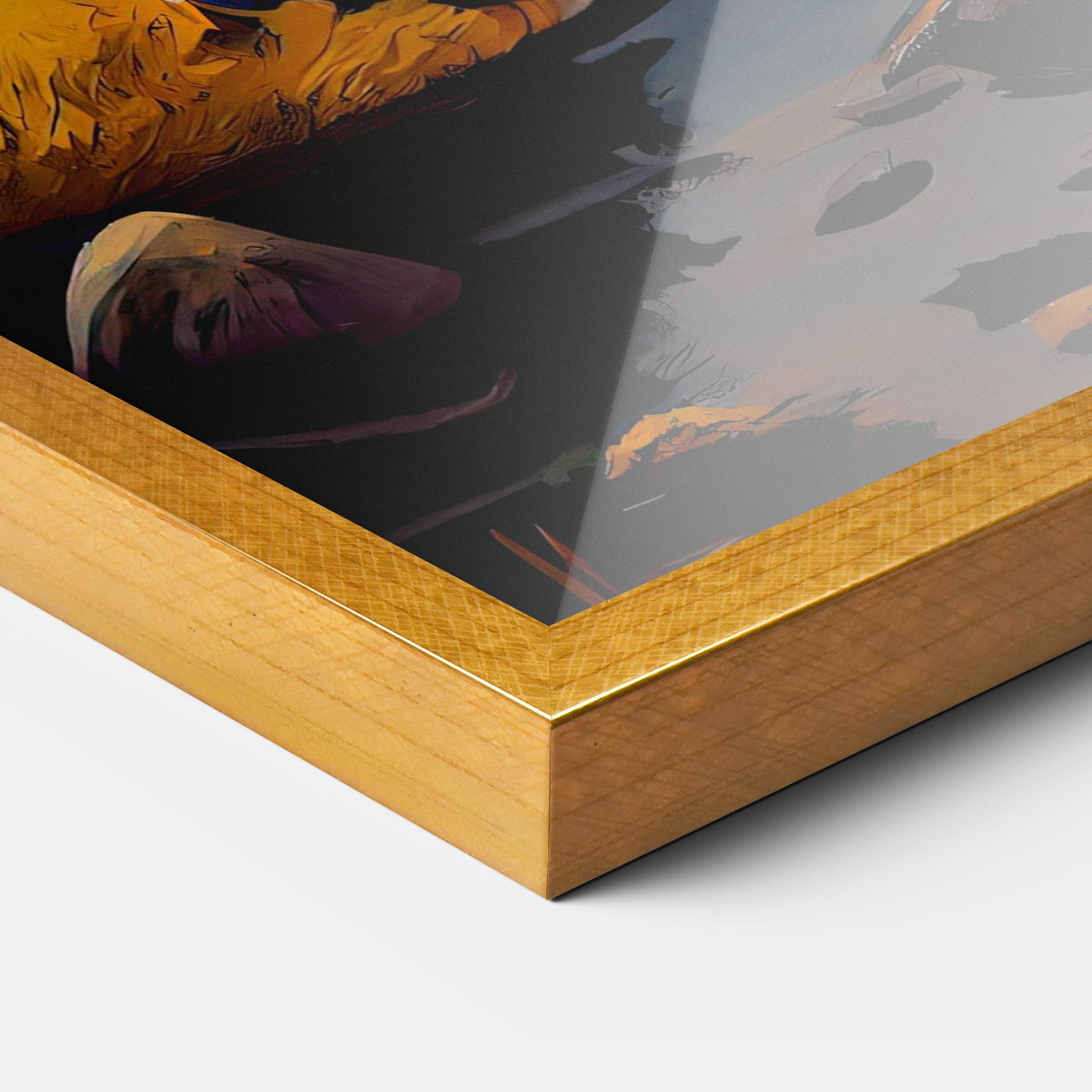 Рамкиран постер Autumn Landscape mockup 3