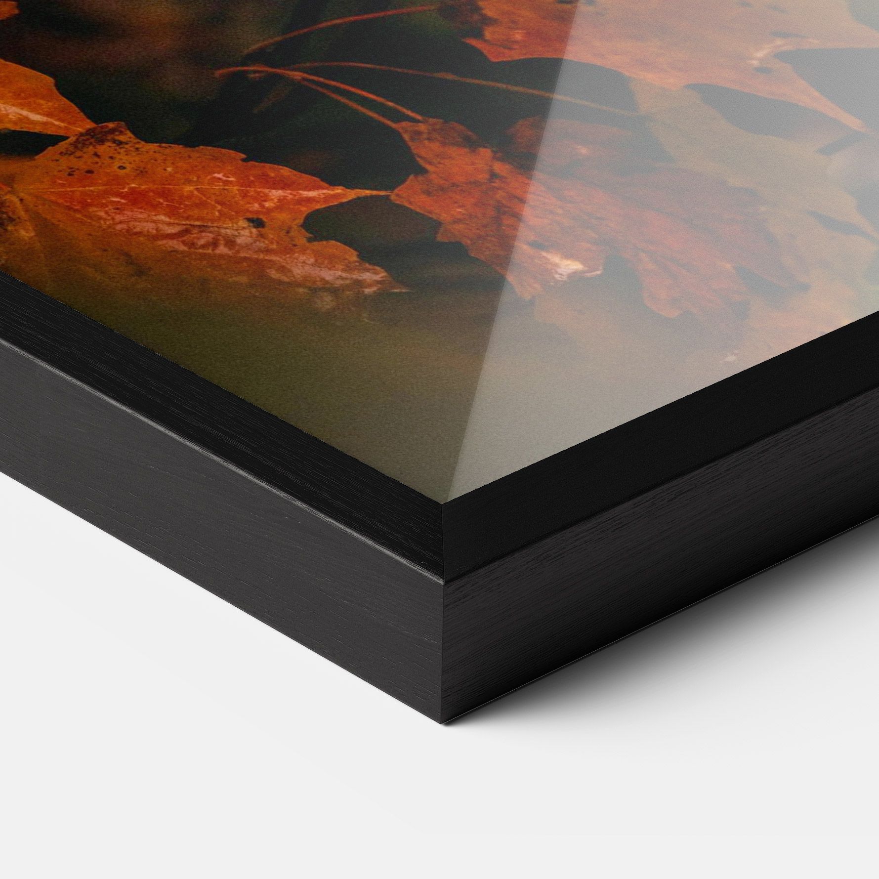 Orange Autumn Leaves mockup 3