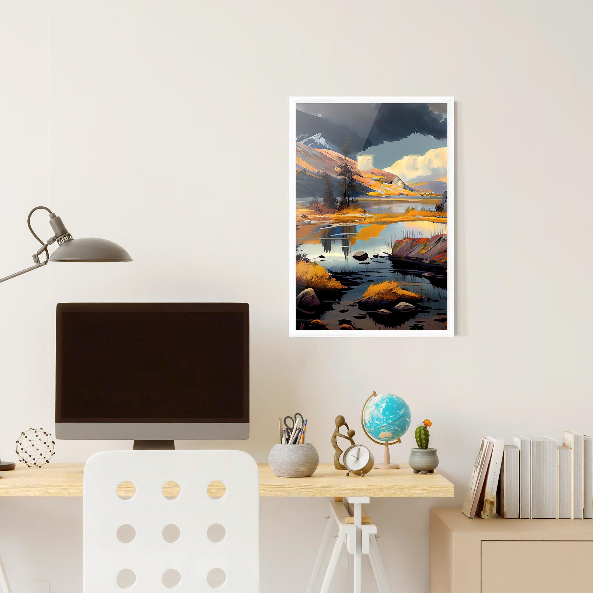 Рамкиран постер Autumn Landscape mockup 6