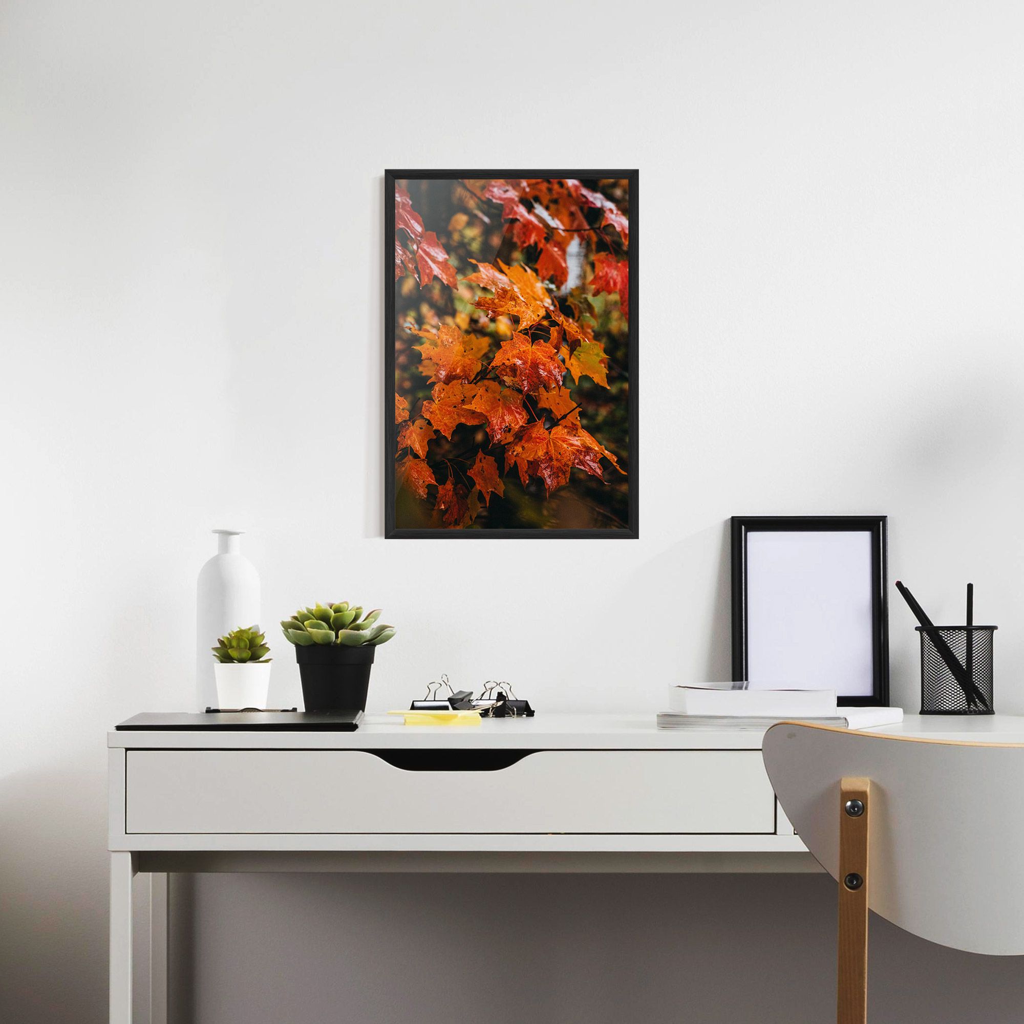 Orange Autumn Leaves mockup 7