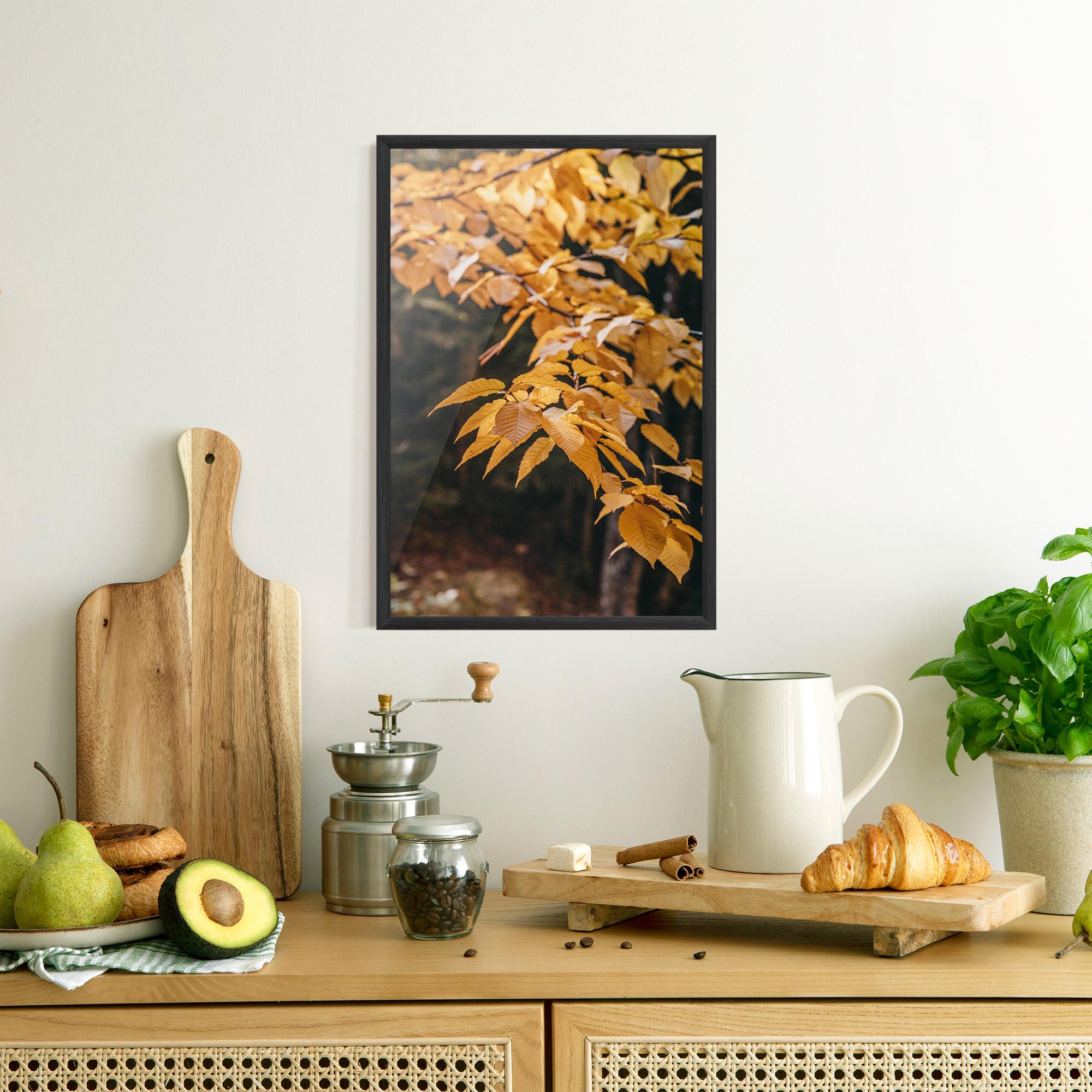 Рамкиран постер Autumn Nature mockup 8