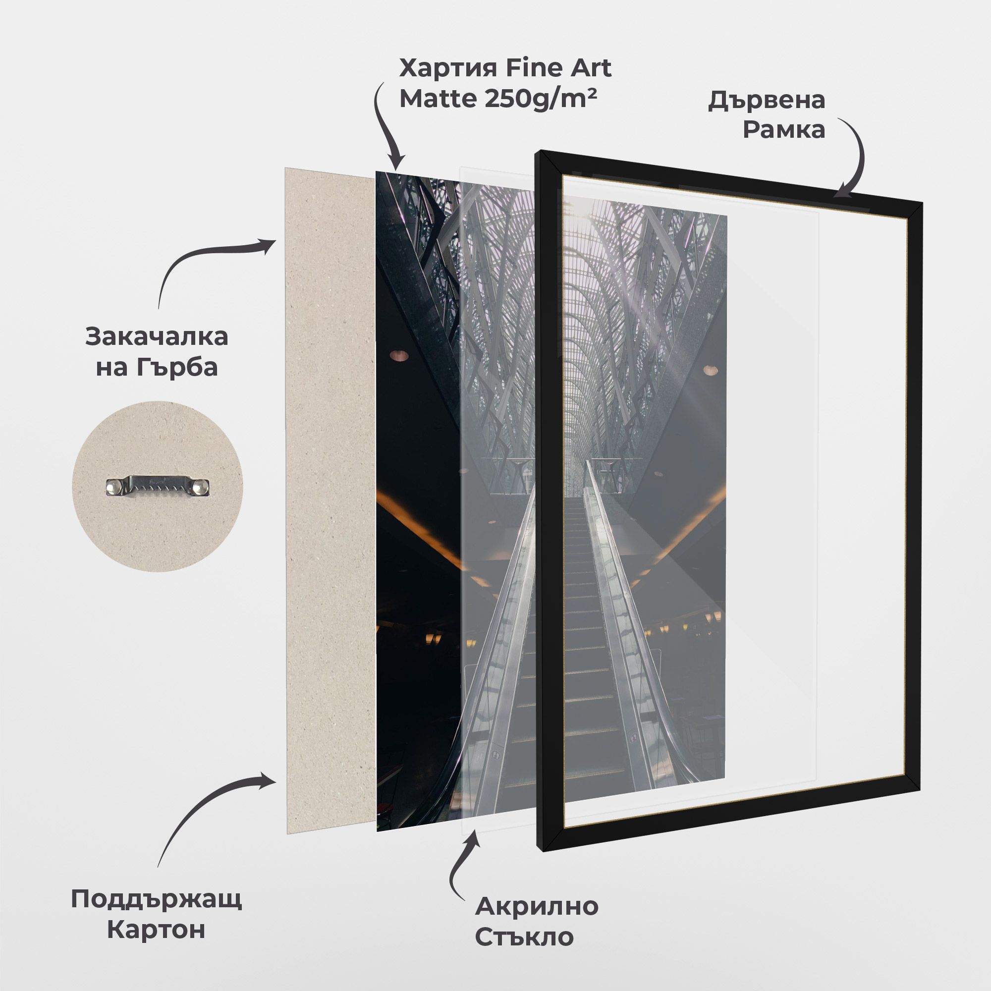 Grey Stairs Building mockup 1