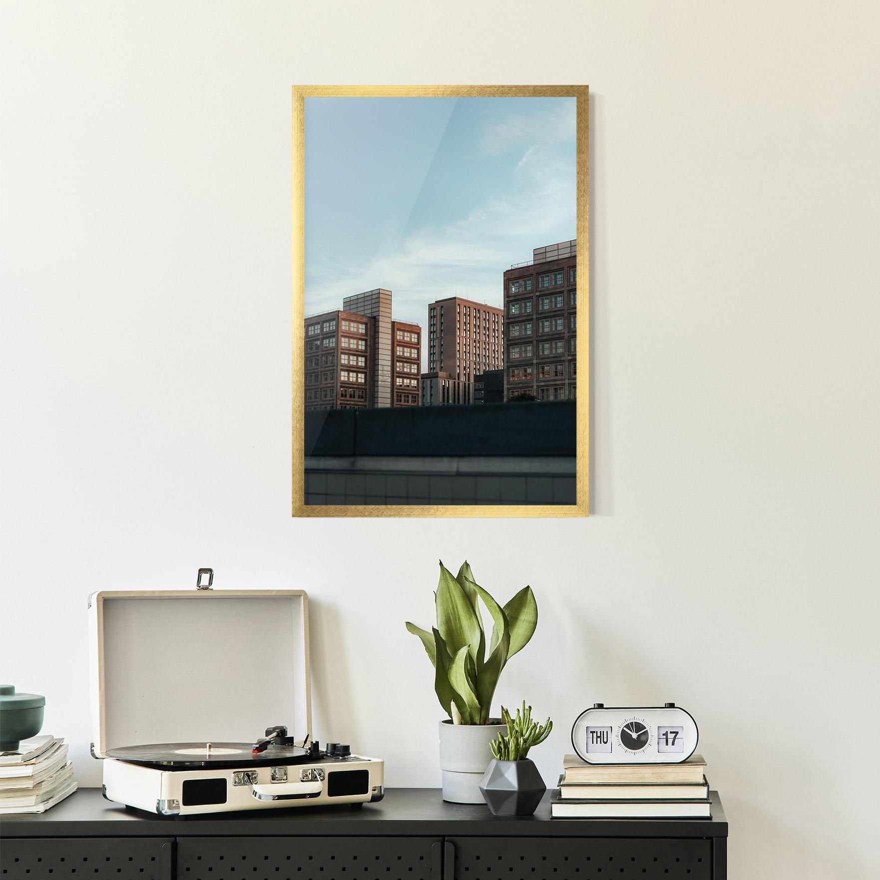 Рамкиран постер Daylight Building mockup 2