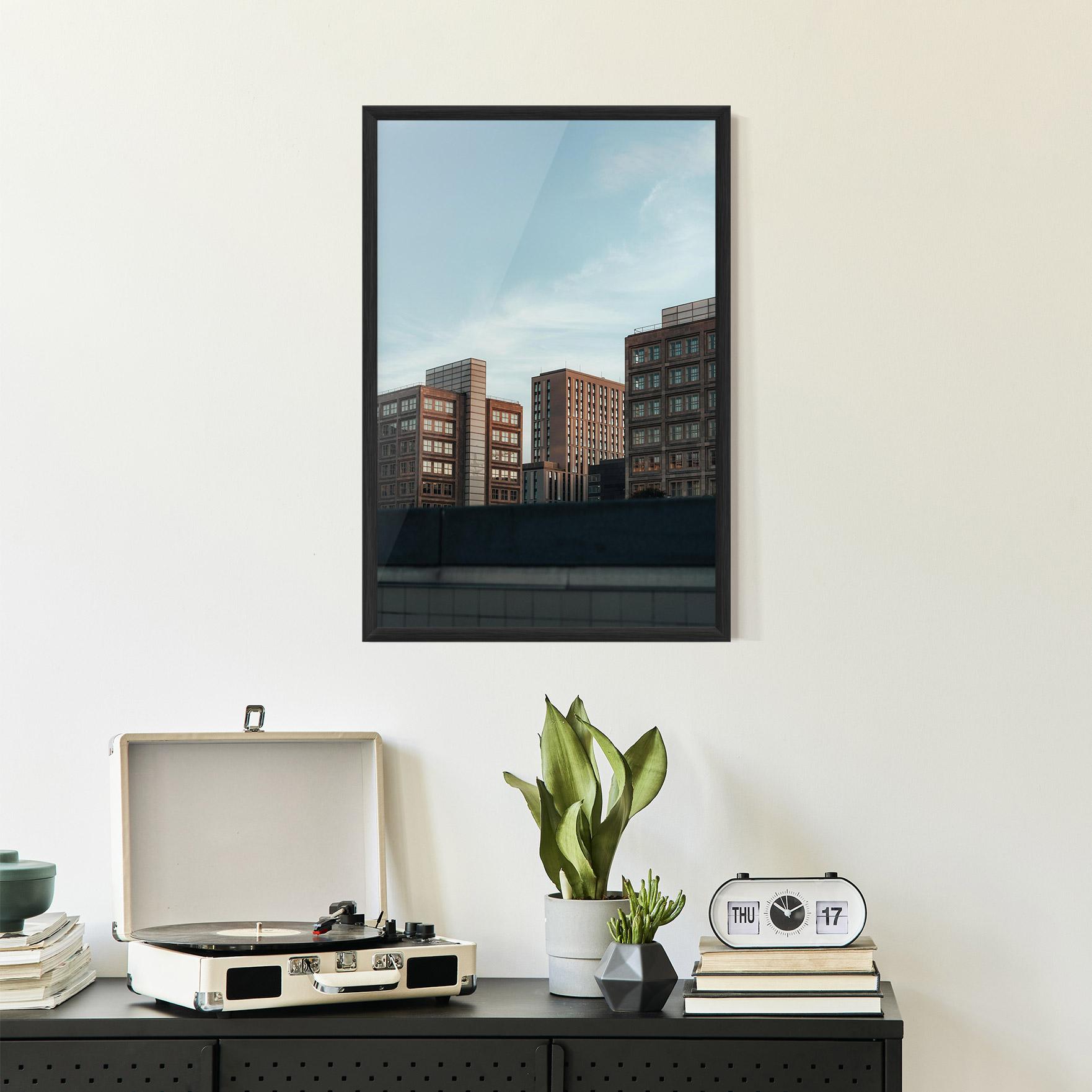 Рамкиран постер Daylight Building mockup 2