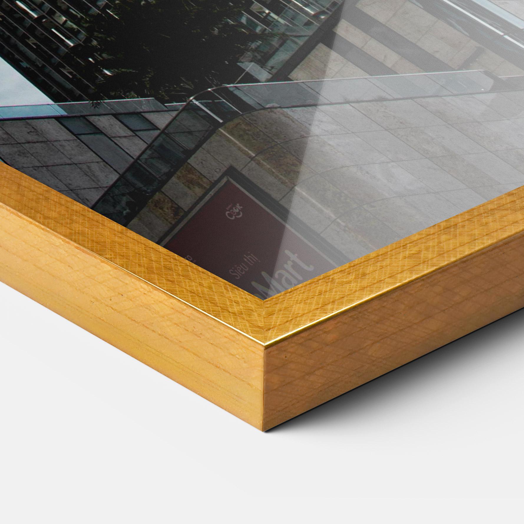 Рамкиран постер High Building Sky mockup 3