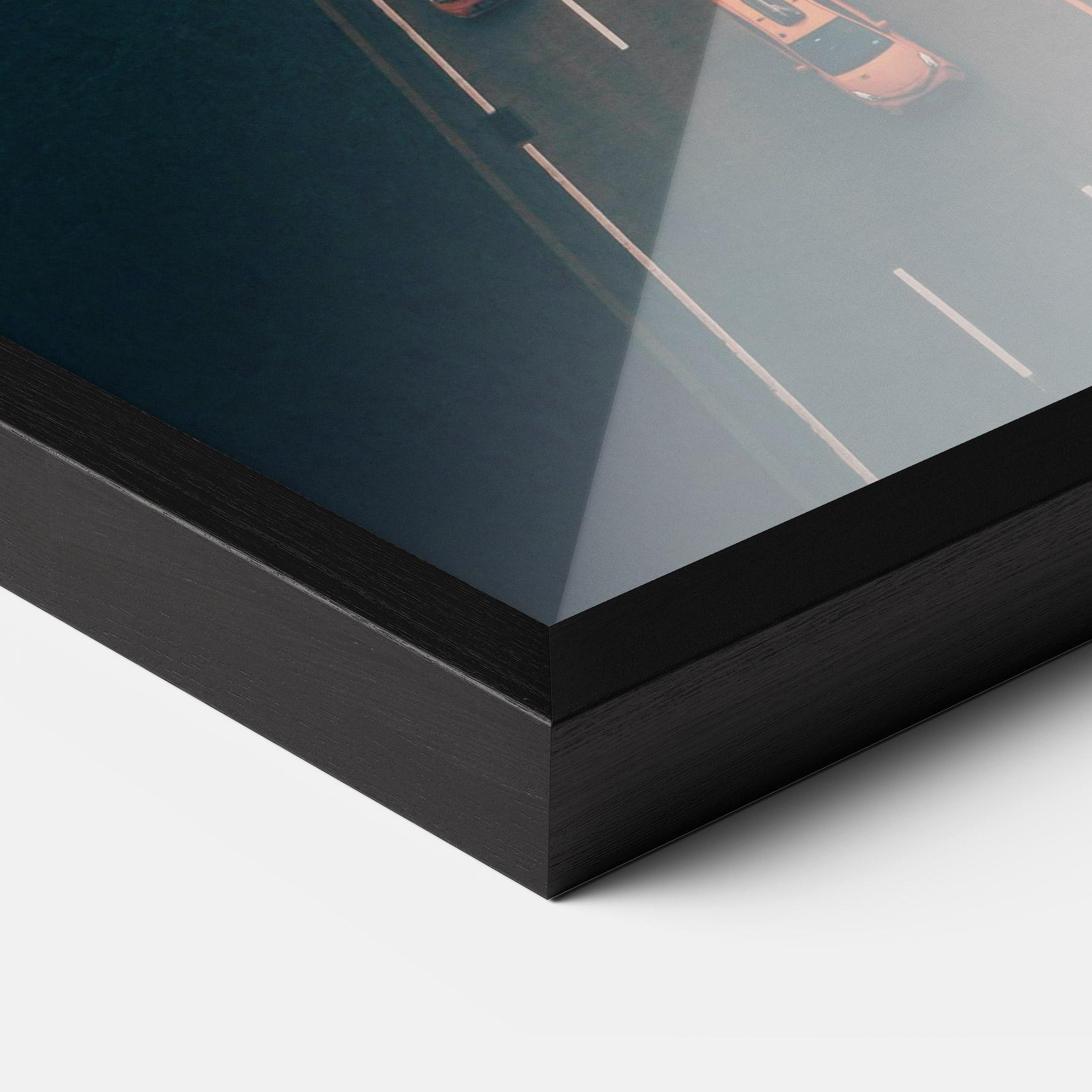 Рамкиран постер Above City mockup 3