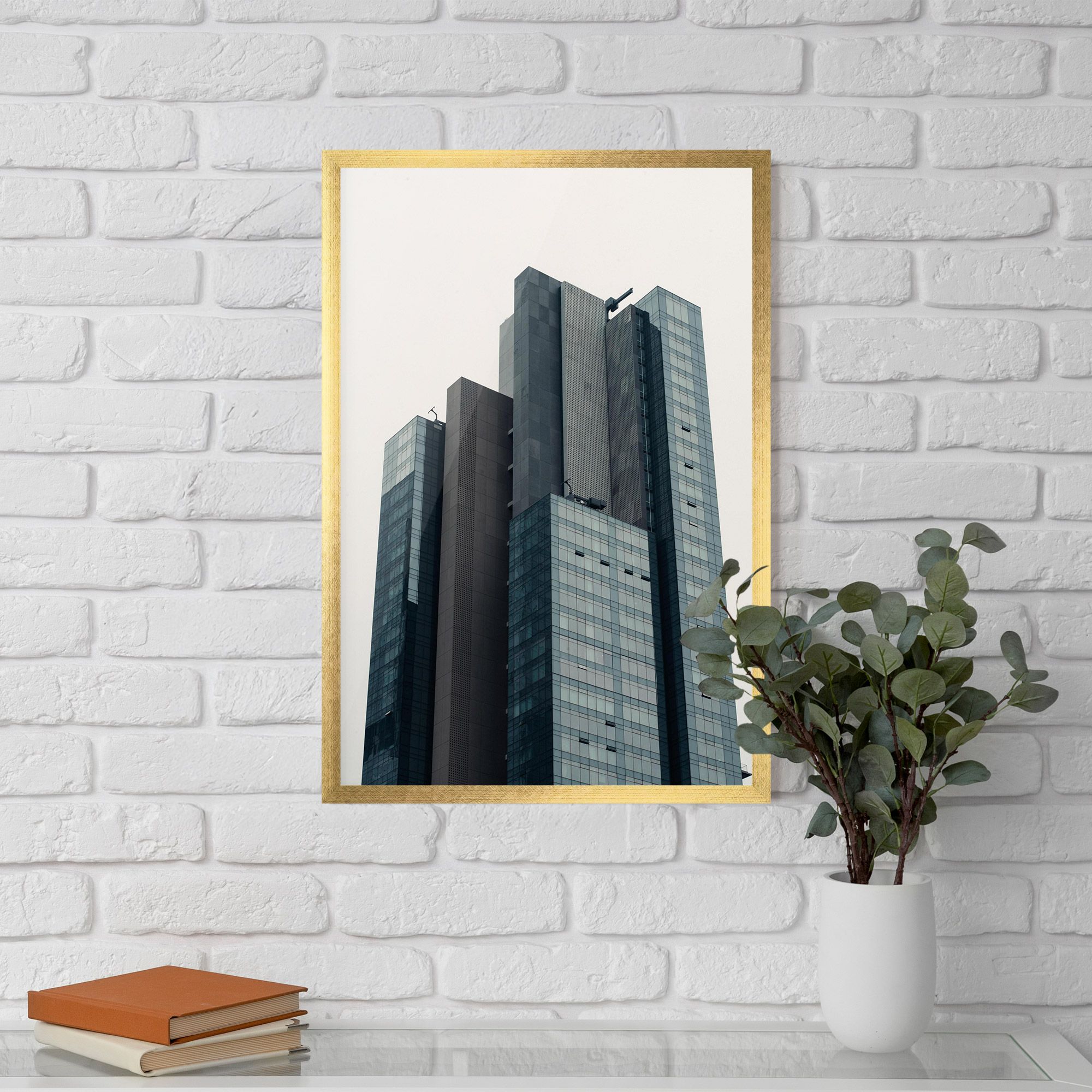 Blue High Building mockup 5