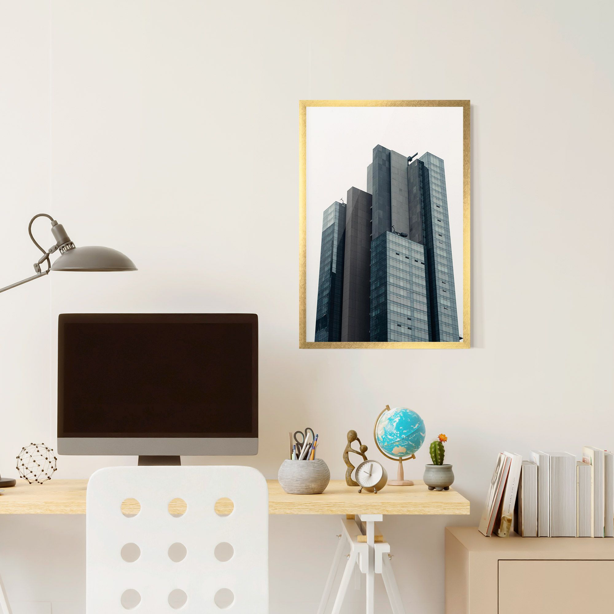 Blue High Building mockup 6