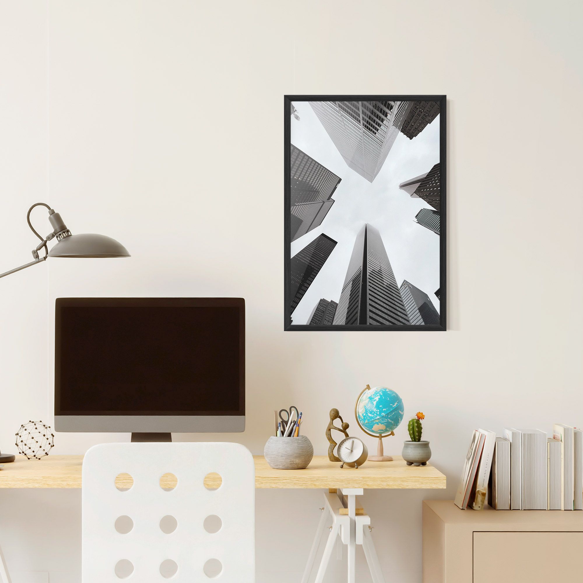 High Grey Building mockup 6