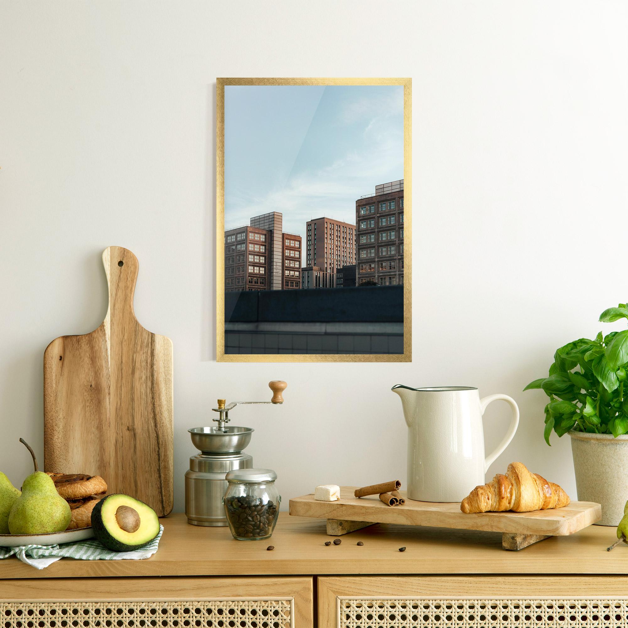 Рамкиран постер Daylight Building mockup 8