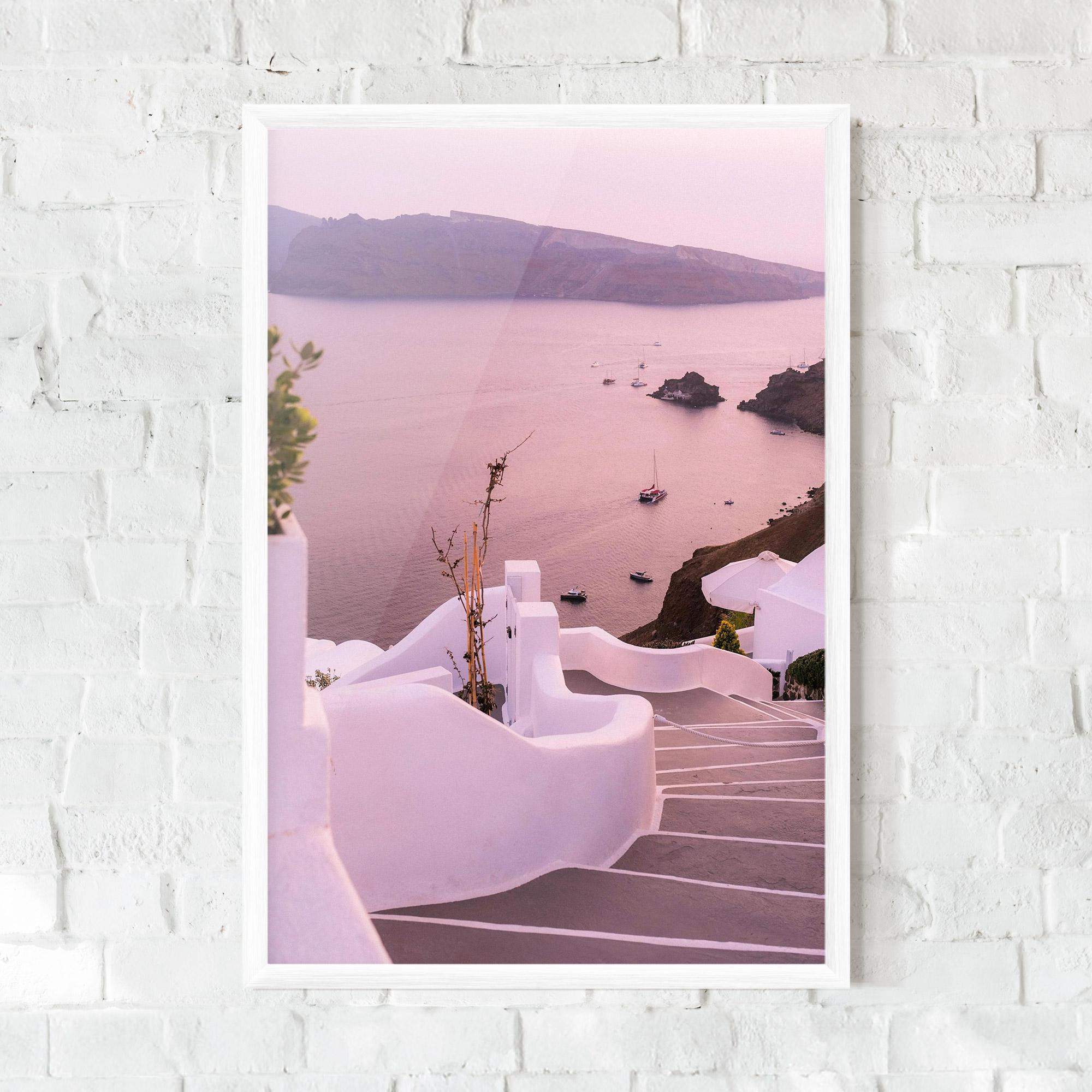 Рамкиран постер Grece Strairs mockup 0