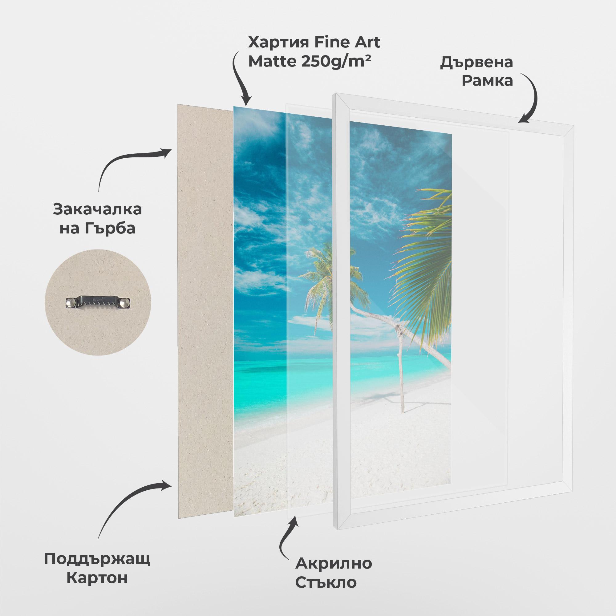 Рамкиран постер Day Palm mockup 1